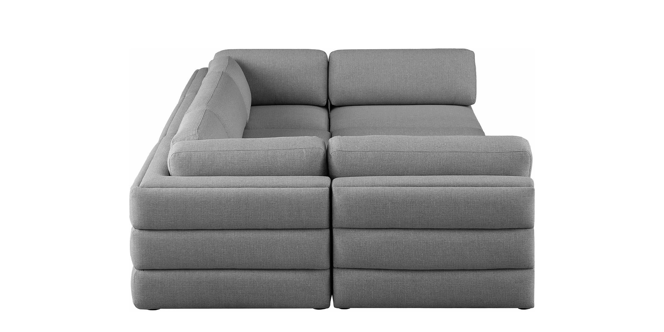 

        
Meridian Furniture BECKHAM 681Grey-Sec6A Modular Sectional Gray Linen 94308268866

