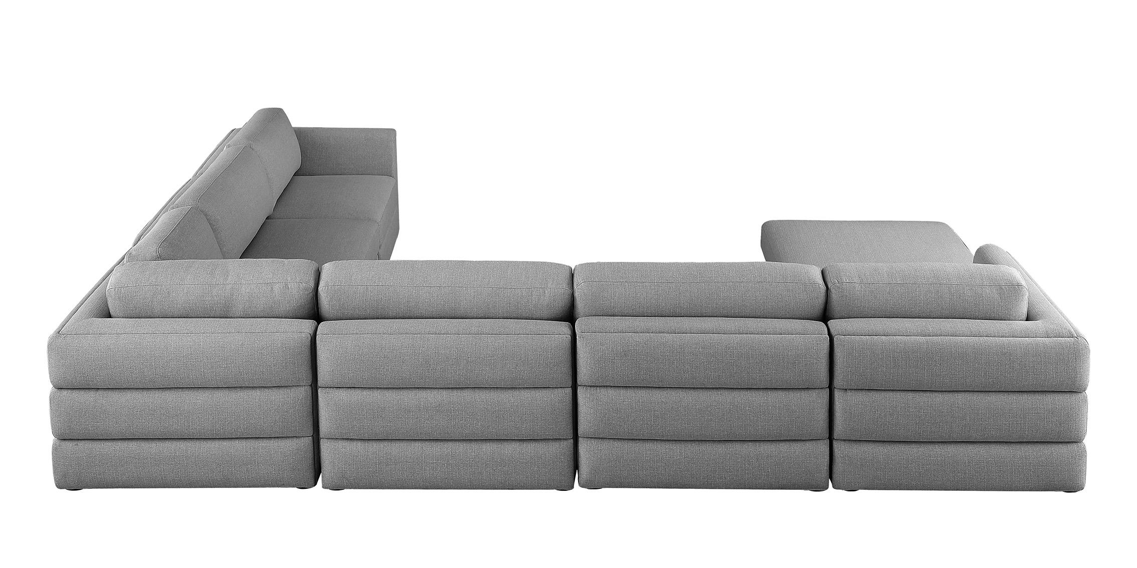 

        
Meridian Furniture BECKHAM 681Grey-Sec7A Modular Sectional Gray Linen 94308268989
