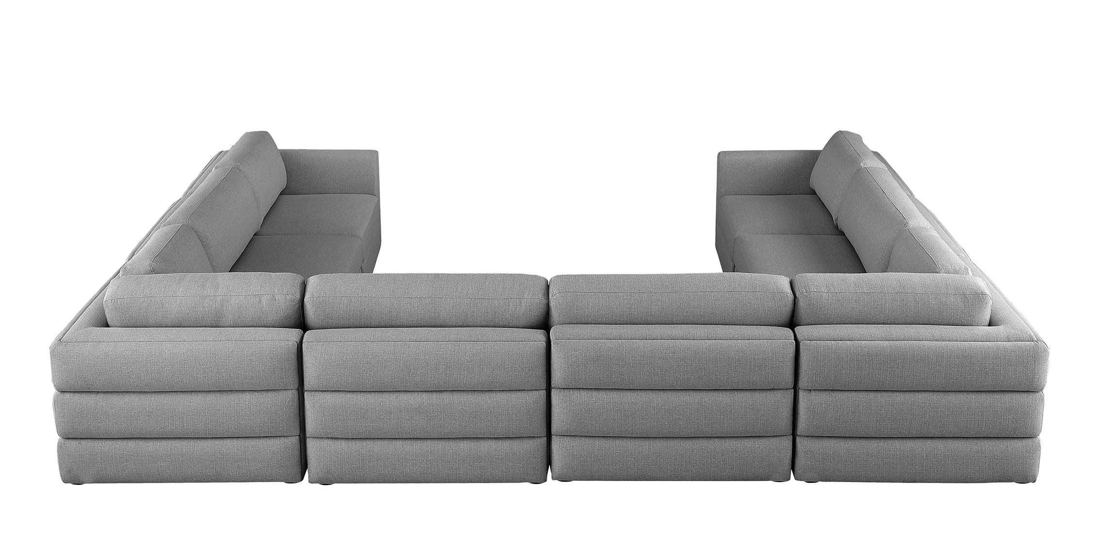 

        
Meridian Furniture BECKHAM 681Grey-Sec8A Modular Sectional Gray Linen 94308269047
