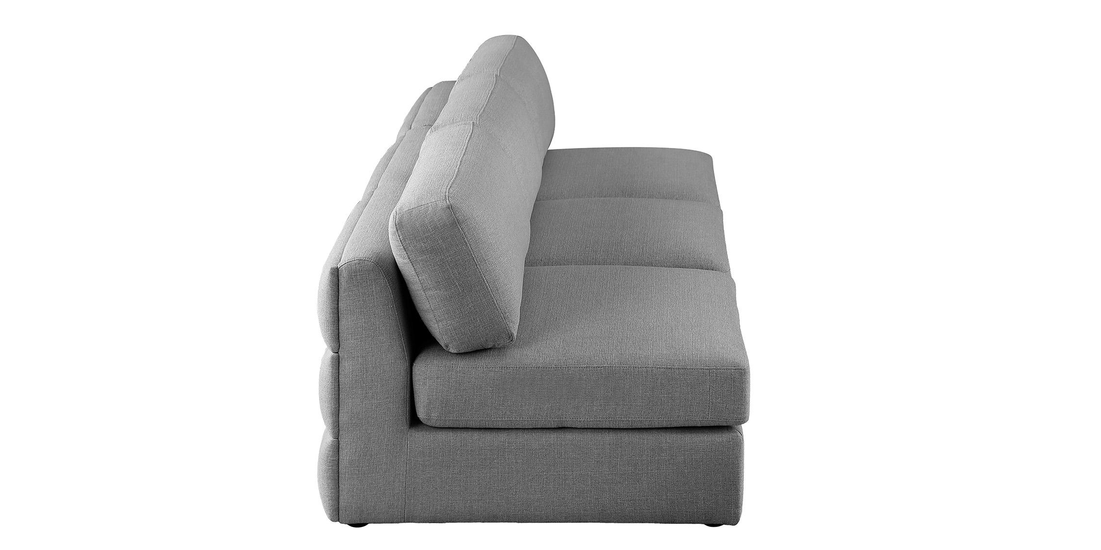 

        
Meridian Furniture BECKHAM 681Grey-S114B Modular Sofa Gray Linen 94308262093
