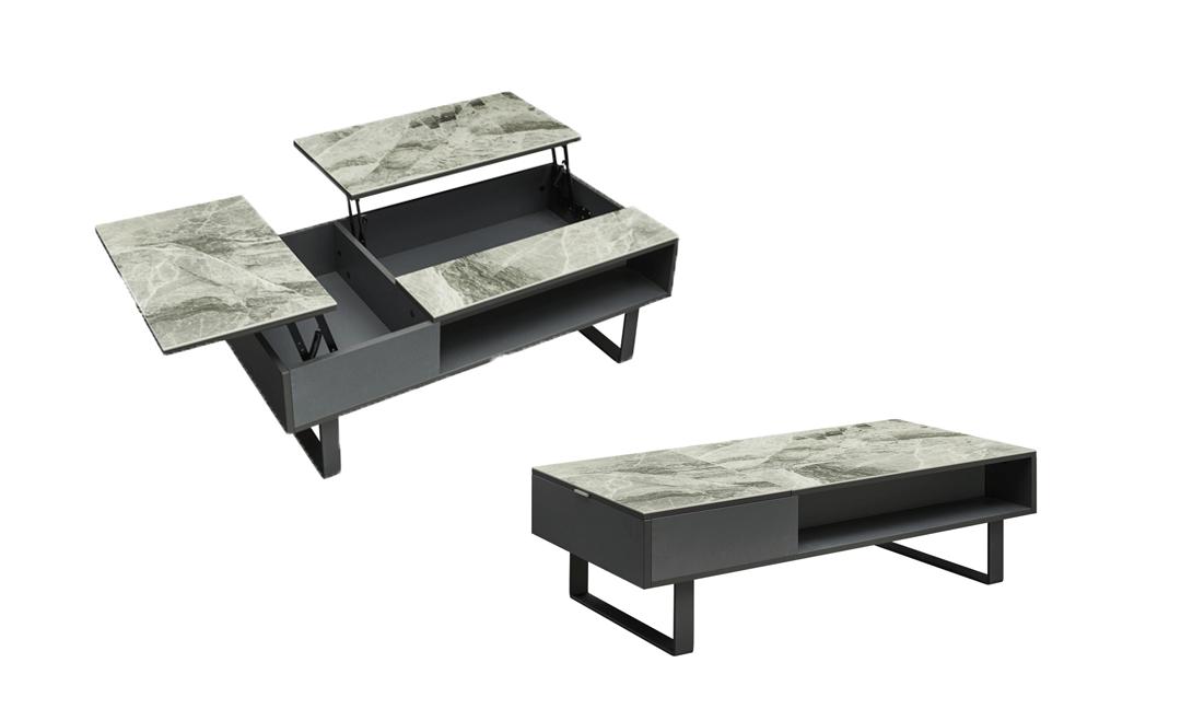 Contemporary Coffee Tables Stanley 460CT in Gray 