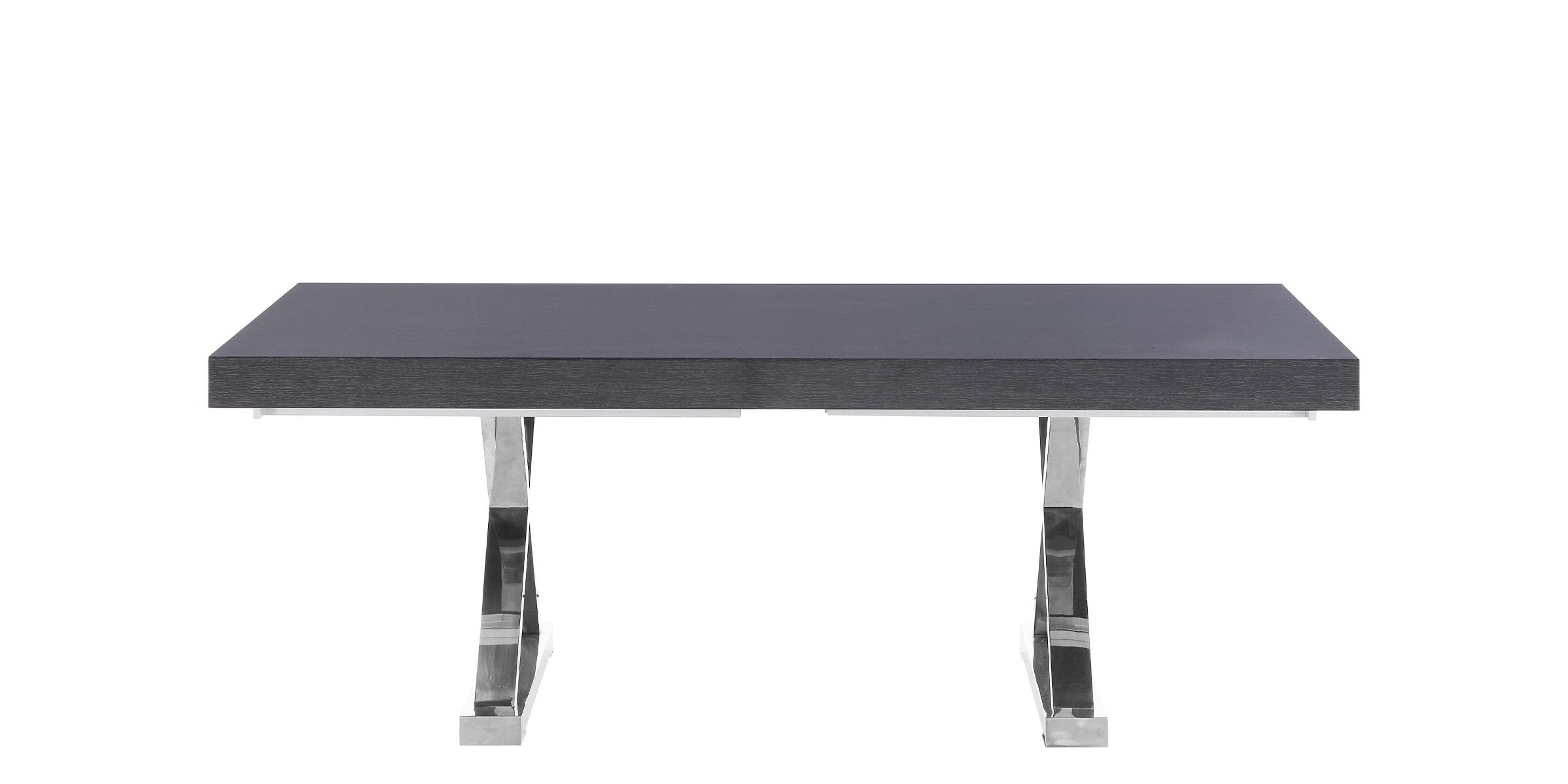 

        
753359806518Grey Oak Lacquer Extendable Dining Table Set 9 Excel Juno  998-T Meridian Modern
