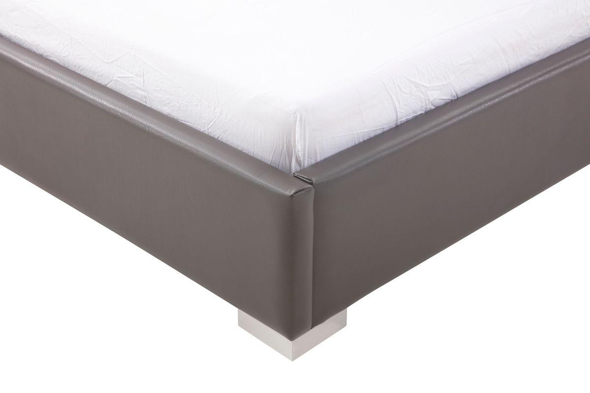 

                    
VIG Furniture Lucy Panel Bed Gray Leatherette Purchase 
