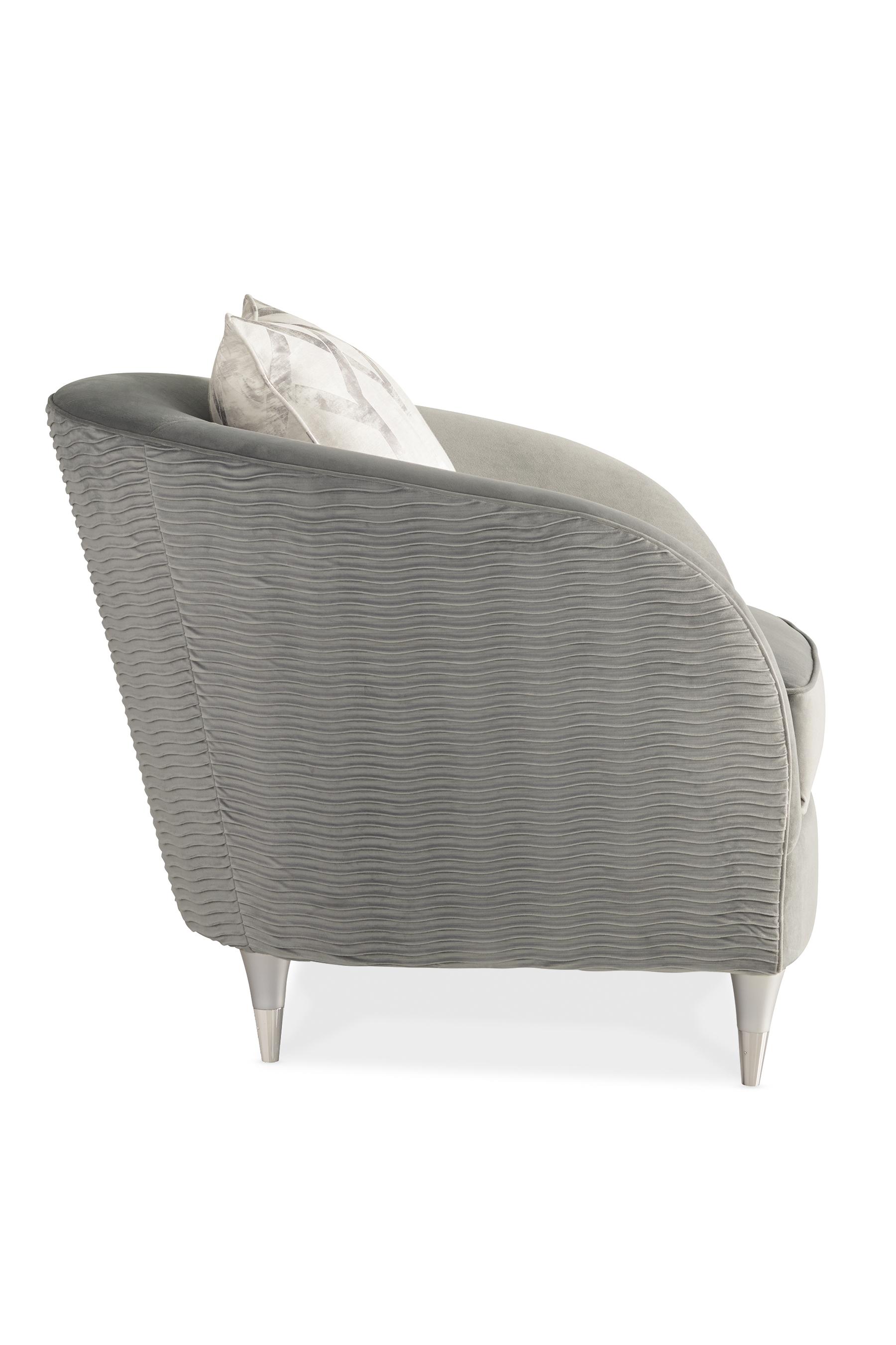 

        
Caracole FARRAH Accent Chair Light Grey Fabric 662896035254
