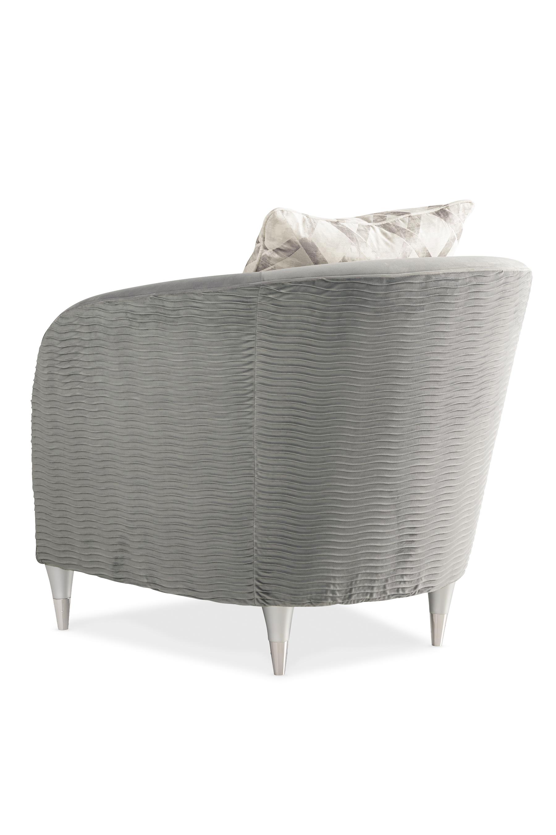 

        
Caracole FARRAH Accent Chair Light Grey Fabric 662896035254
