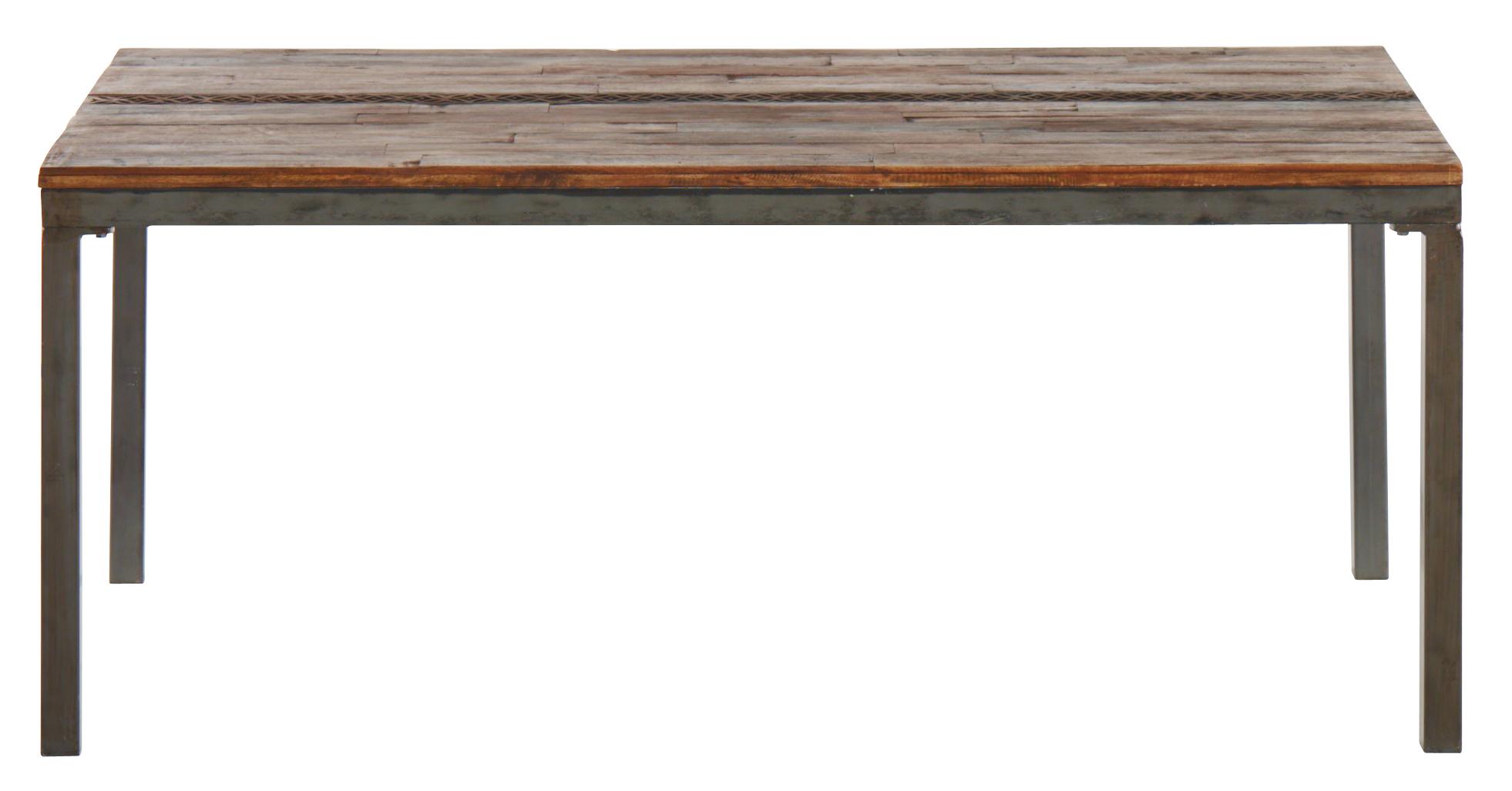 

    
Grey Solid Wood & Iron Print Block Industrial Dining Table OXY-2634 JAIPUR HOME
