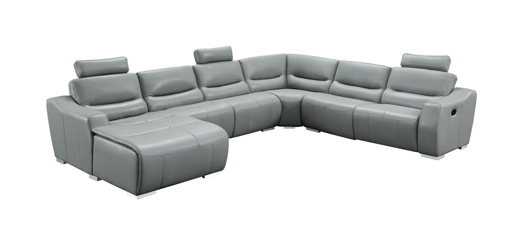 

    
ESF 2144 Sectional Reclining Sectional Gray 2144SECTIONALGREY LEFT
