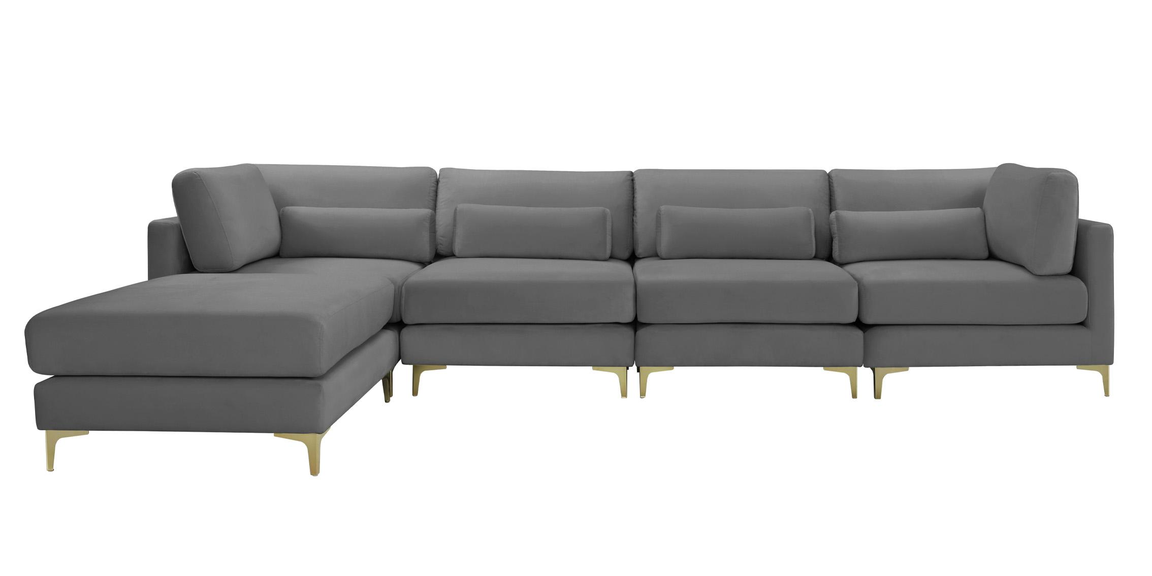 

    
Meridian Furniture JULIA 605Grey-Sec5A Modular Sectional Sofa Gray 605Grey-Sec5A
