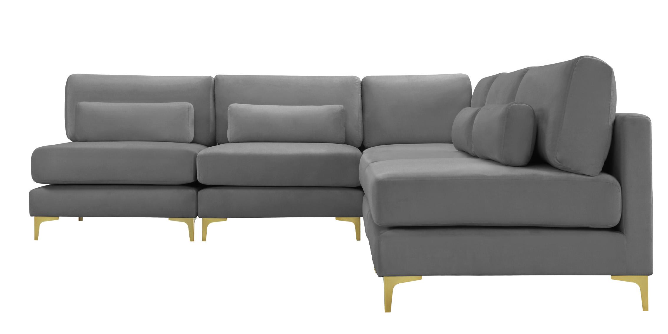 

    
Meridian Furniture JULIA 605Grey-Sec5B Modular Sectional Sofa Gray 605Grey-Sec5B

