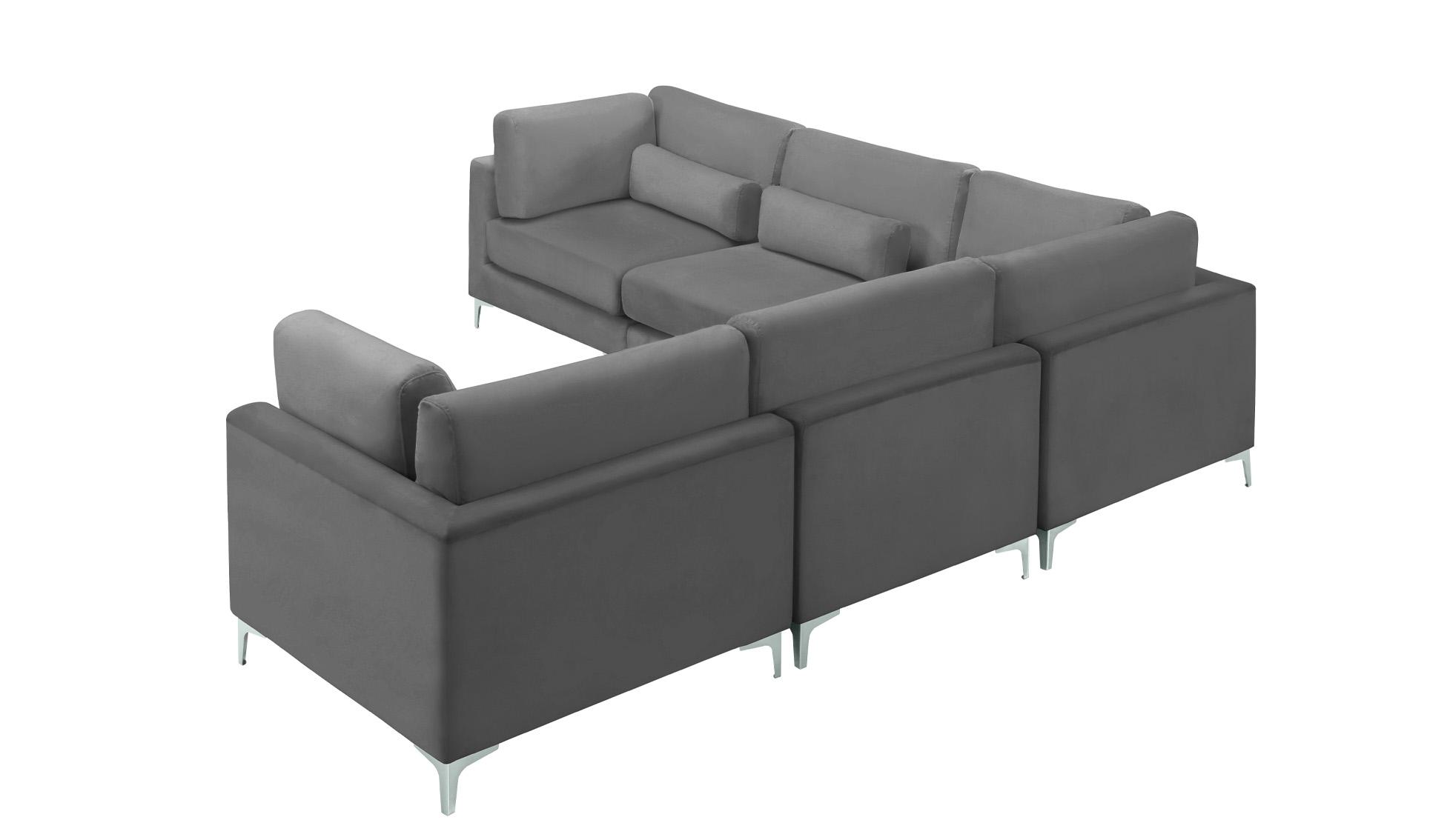 

    
Meridian Furniture JULIA 605Grey-Sec5C Modular Sectional Sofa Gray 605Grey-Sec5C
