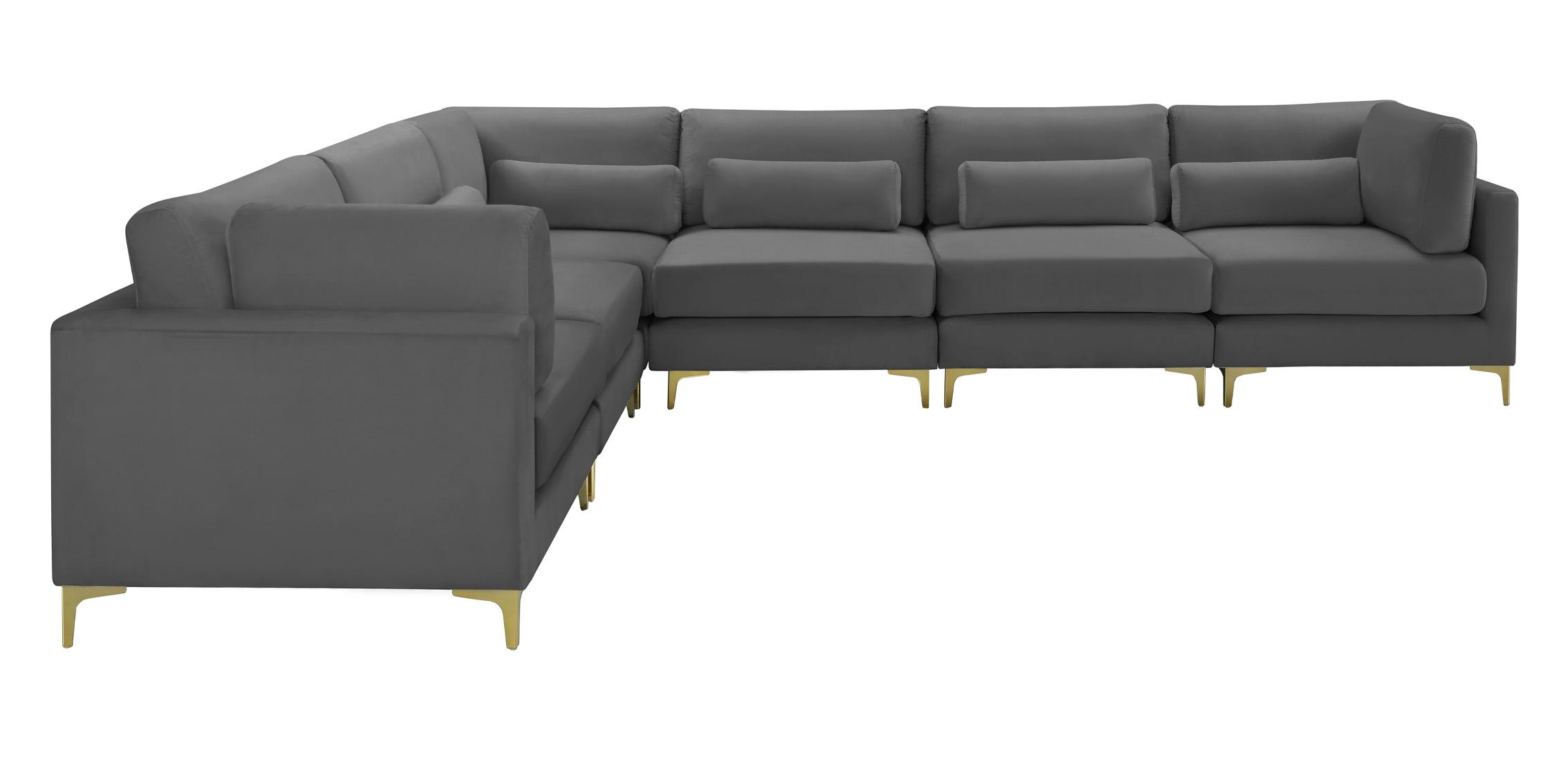 

    
Meridian Furniture JULIA 605Grey-Sec6A Modular Sectional Sofa Gray 605Grey-Sec6A
