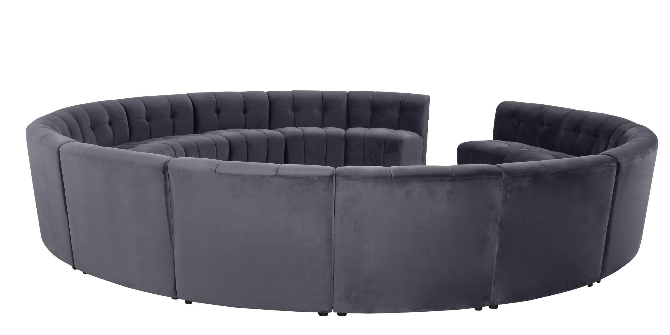 

    
645Grey-15PC Meridian Furniture Modular Sectional Sofa
