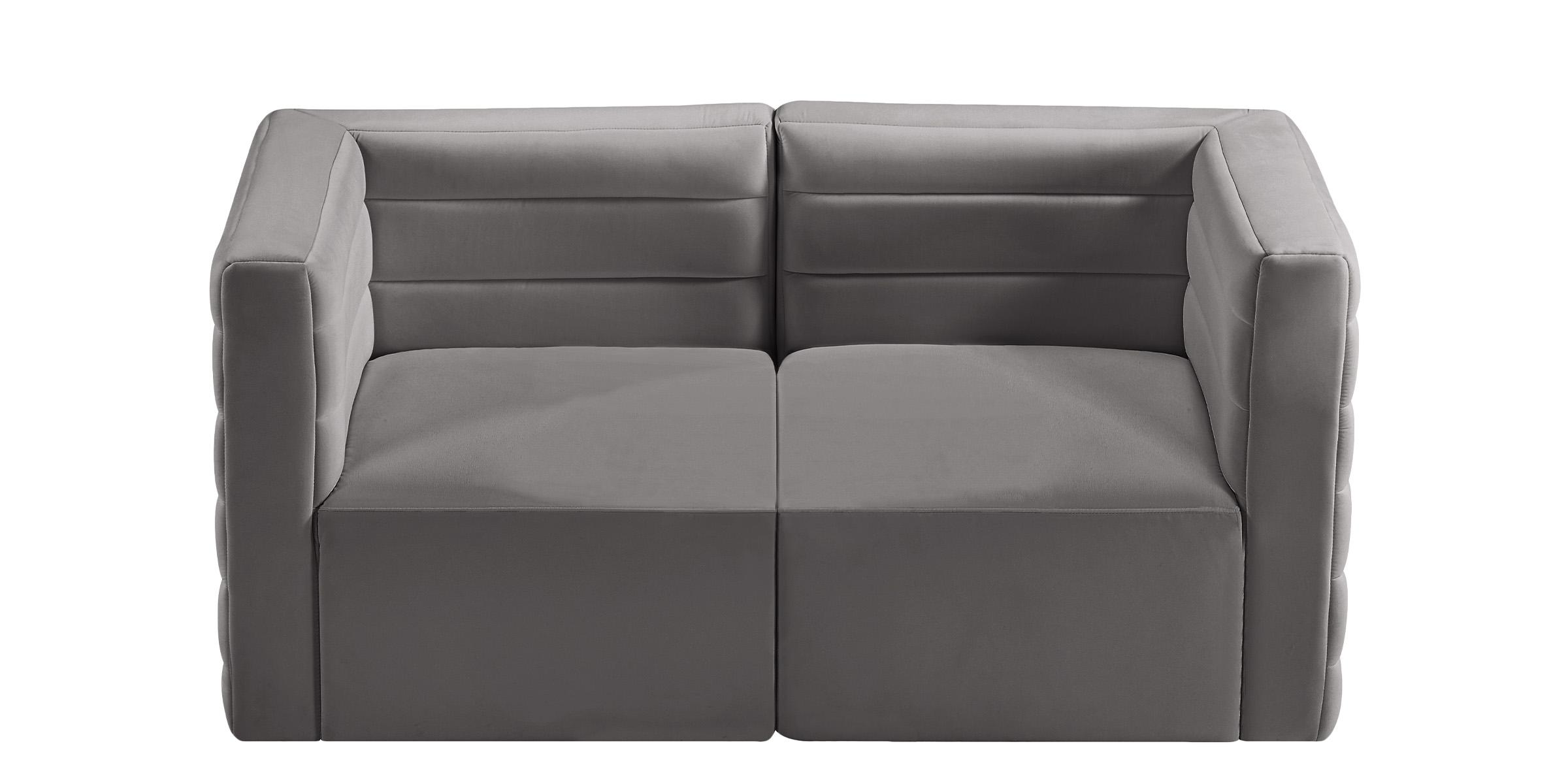 

        
Meridian Furniture Quincy 677Grey-S63 Modular Sofa Gray Velvet 94308261720
