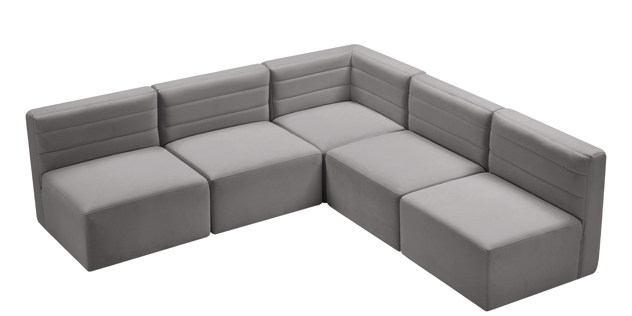 

    
Meridian Furniture Quincy 677Grey-Sec5B Modular Sectional Sofa Gray 677Grey-Sec5B
