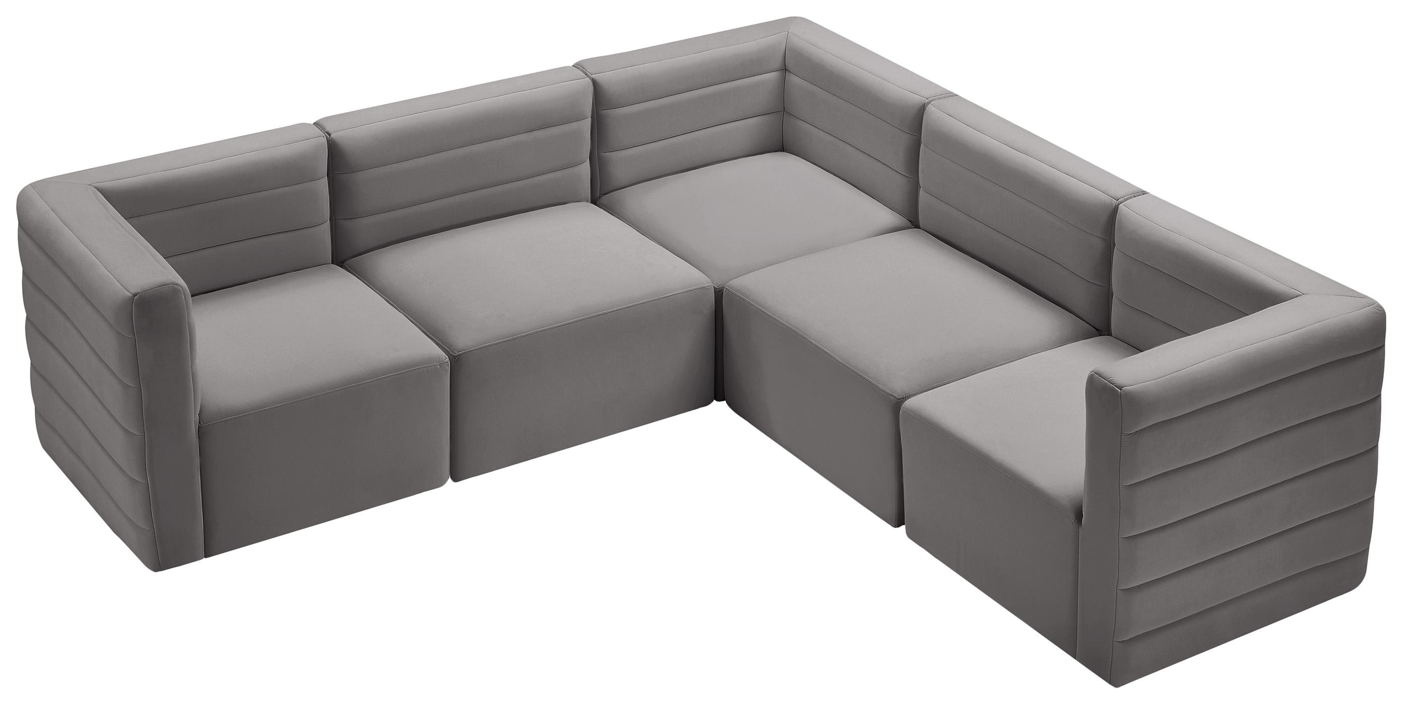 

    
Meridian Furniture Quincy 677Grey-Sec5C Modular Sectional Sofa Gray 677Grey-Sec5C
