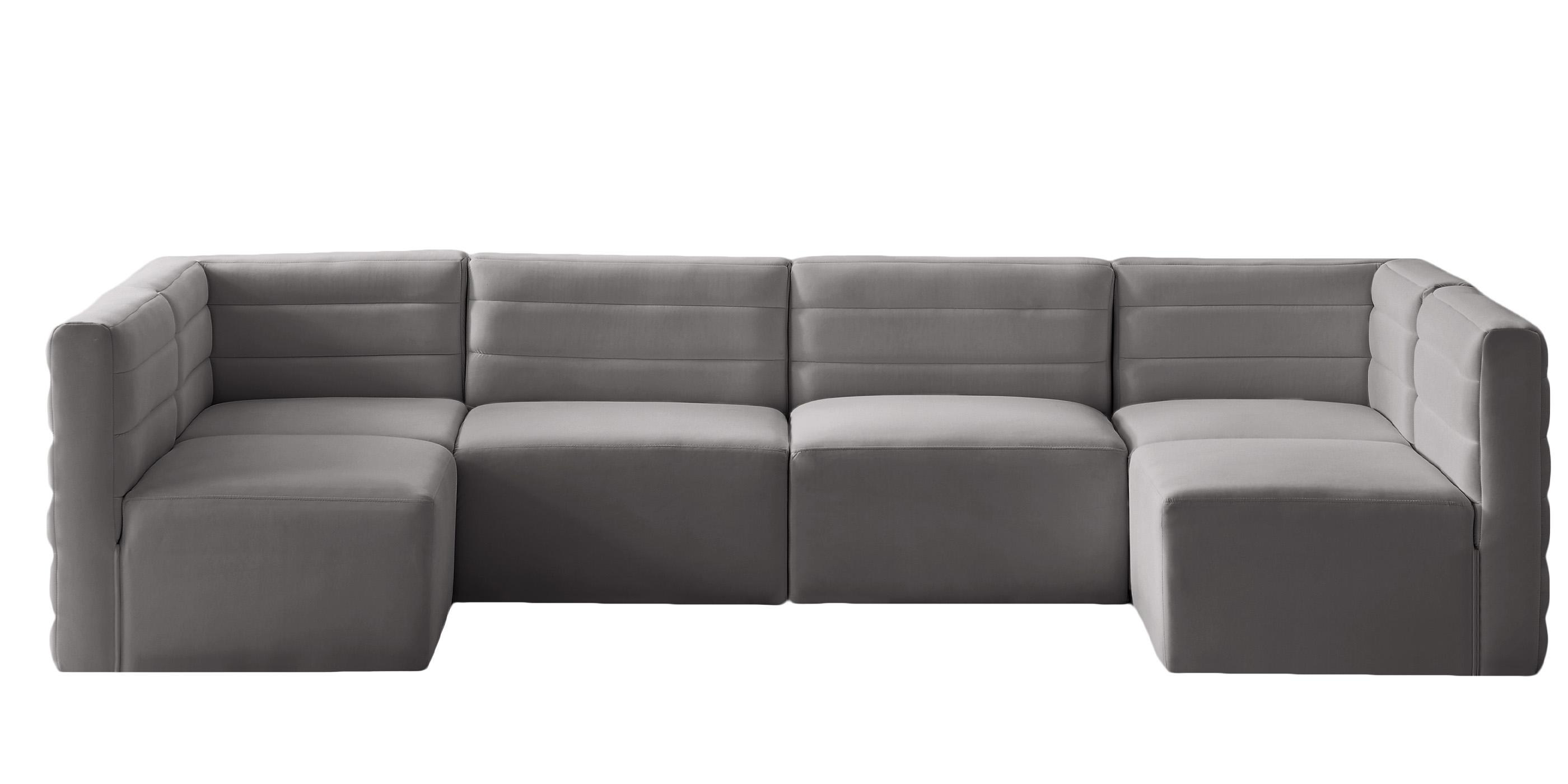 

    
677Grey-Sec6B Meridian Furniture Modular Sectional Sofa

