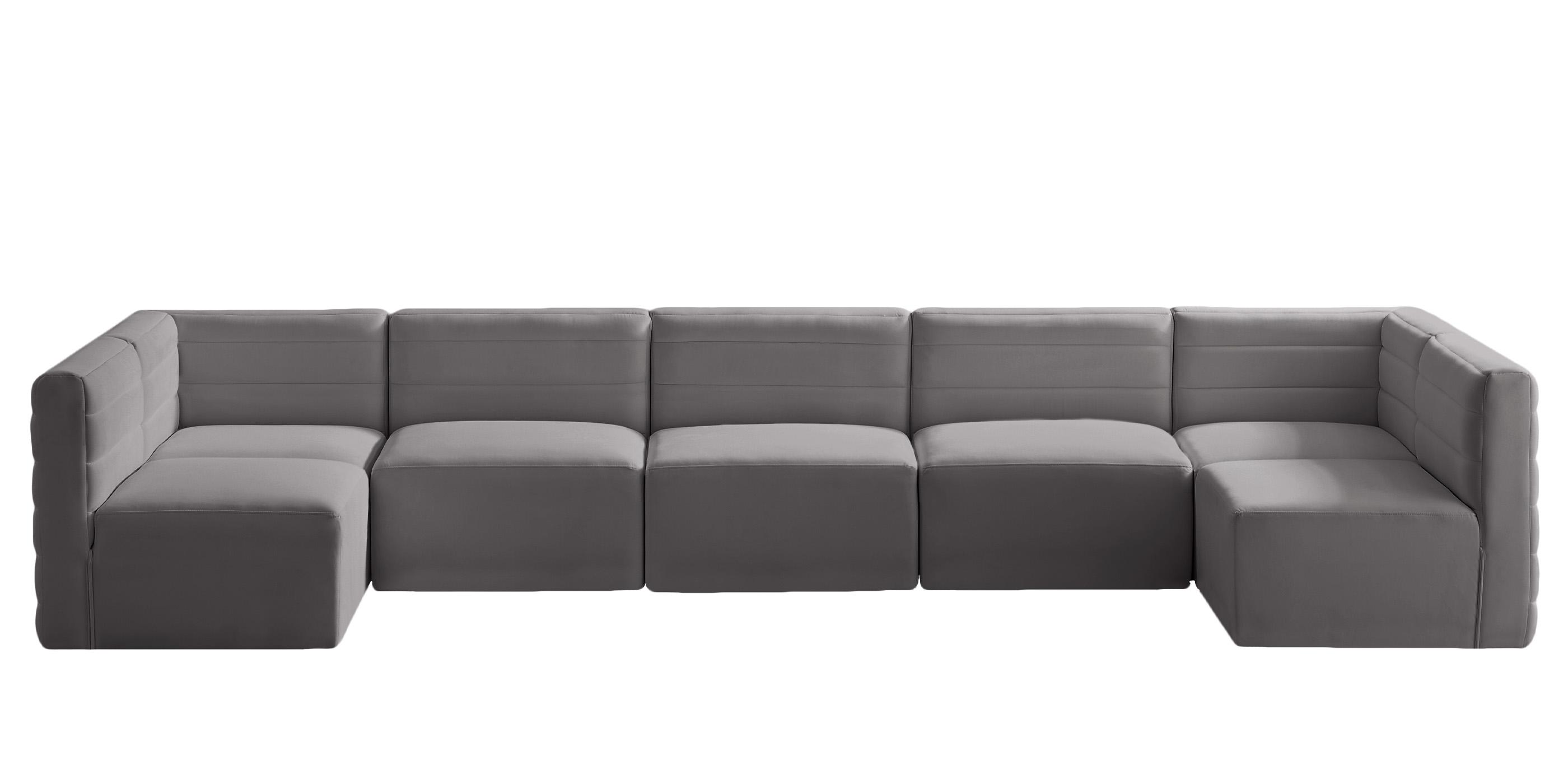 

    
677Grey-Sec7B Meridian Furniture Modular Sectional Sofa
