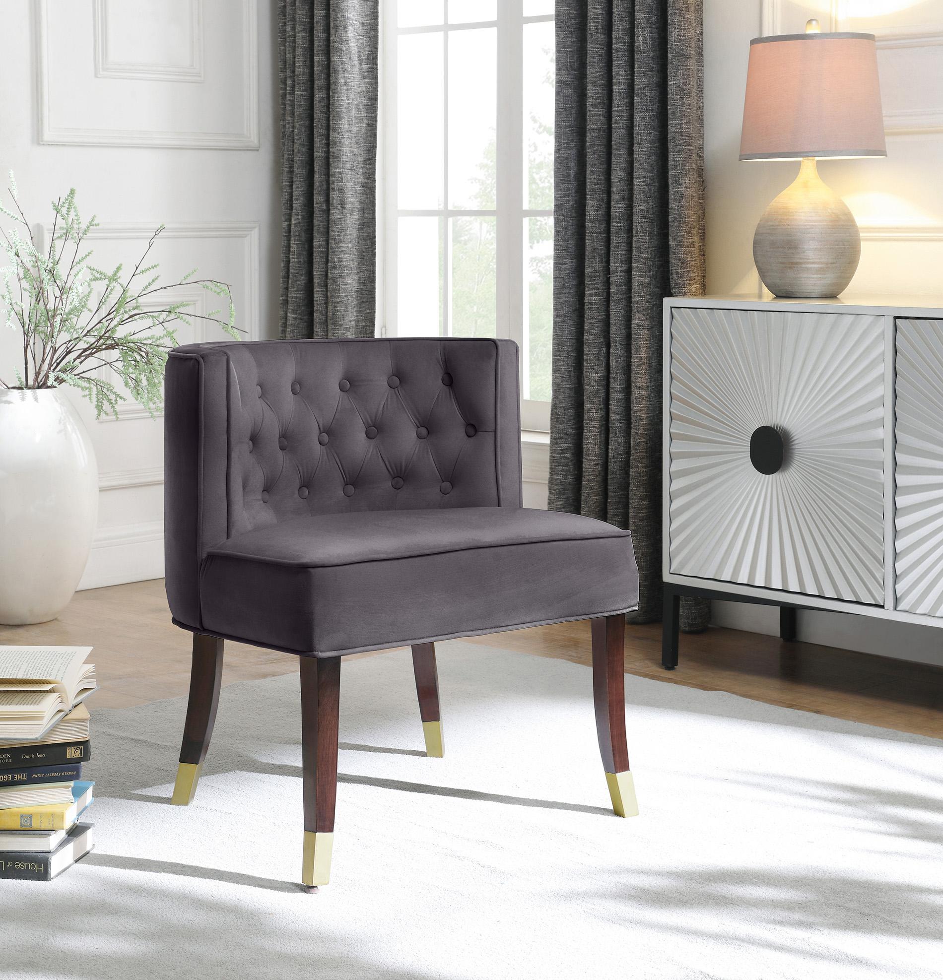 

        
Meridian Furniture PERRY 933Grey-C Dining Chair Set Espresso/Gray Velvet 753359804996
