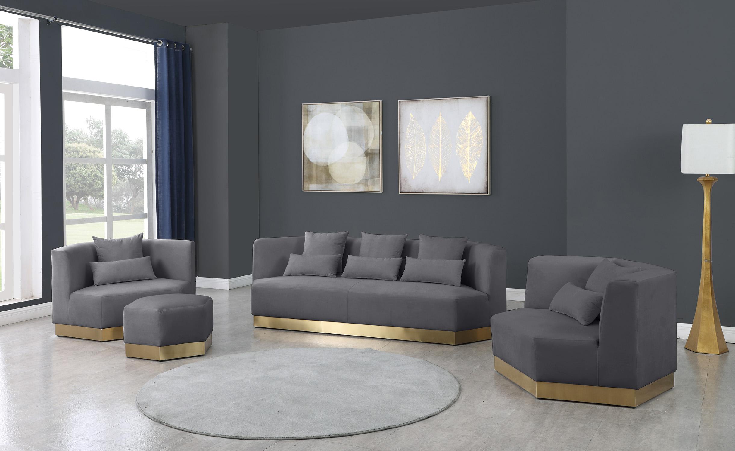 

    
600Grey-C Grey Velvet Chair MARQUIS 600Grey-C Meridian Contemporary Modern
