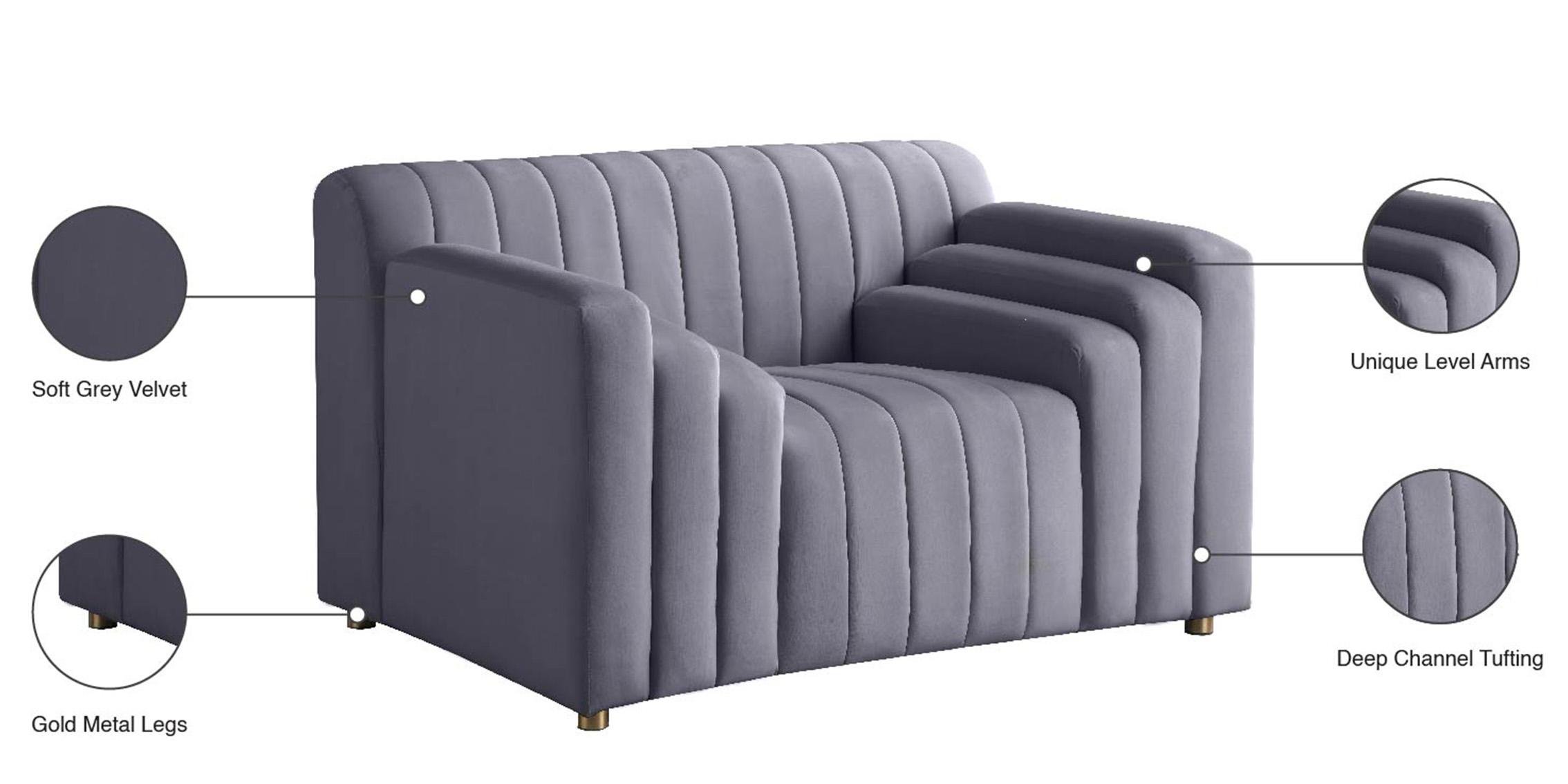 

    
637Grey-C Meridian Furniture Arm Chair
