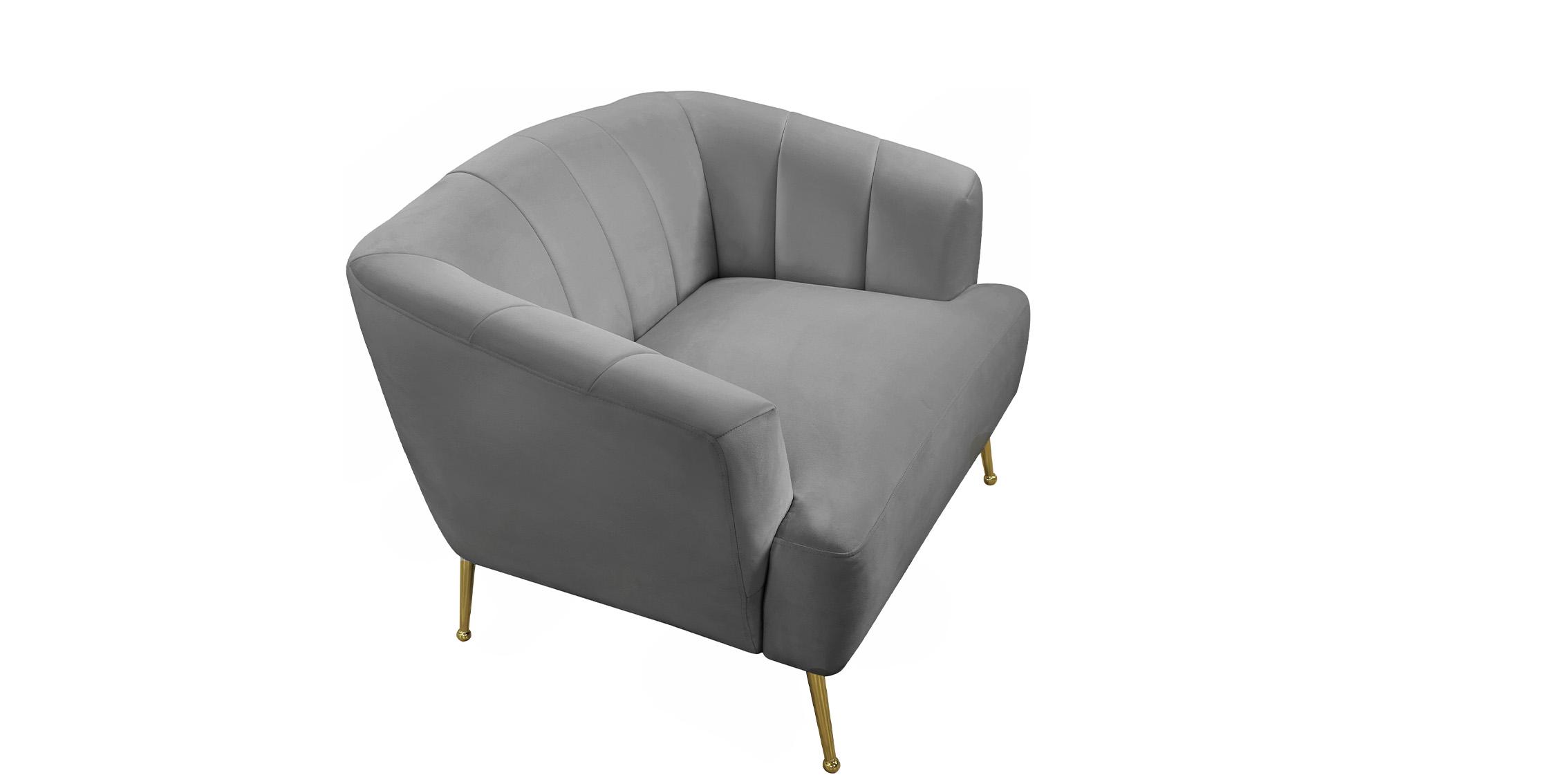 

        
Meridian Furniture TORI 657Grey-C Arm Chair Gray Velvet 704831407594
