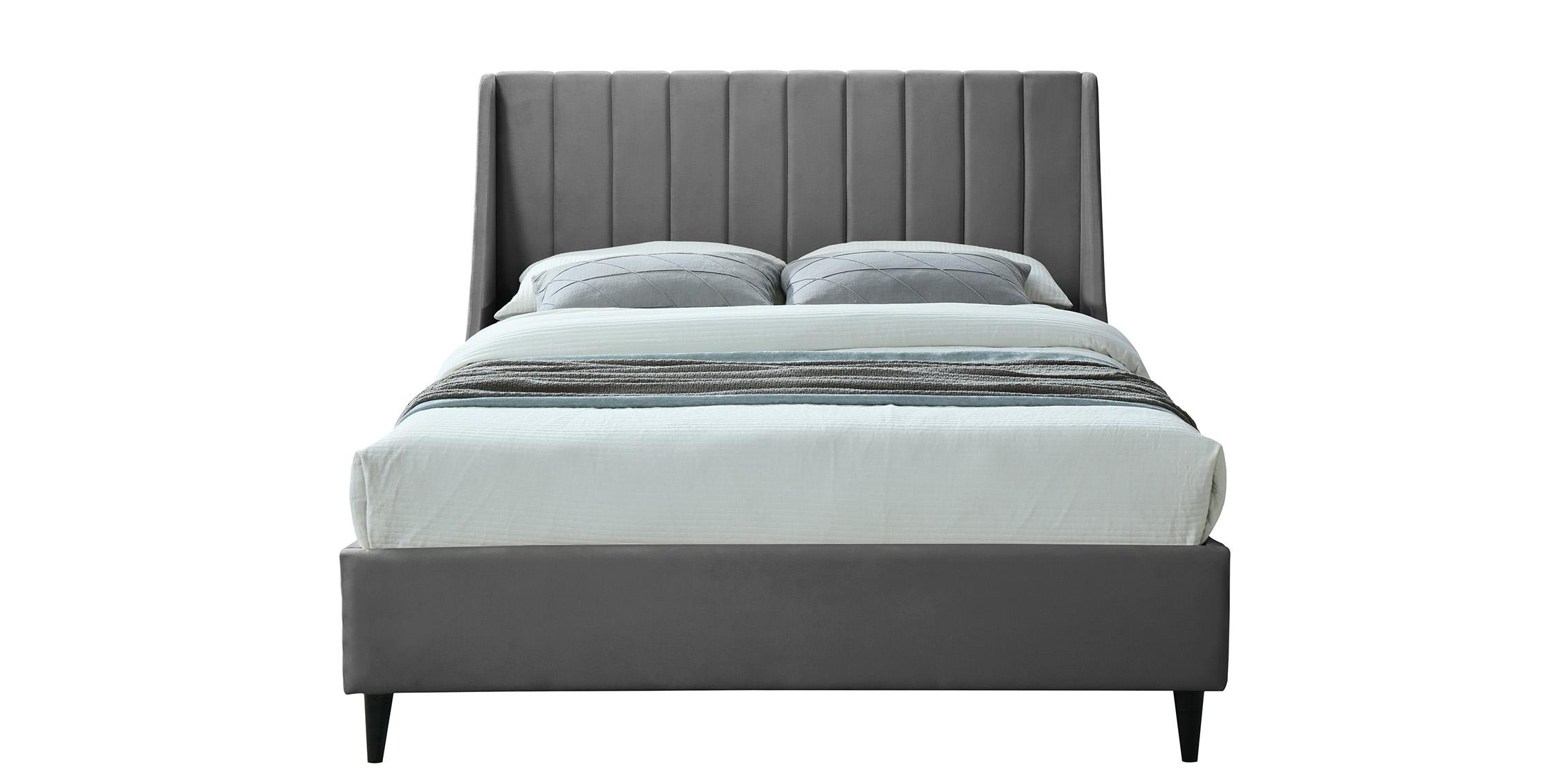 

        
Meridian Furniture EVA EvaGrey-K Platform Bed Gray Velvet 753359808895
