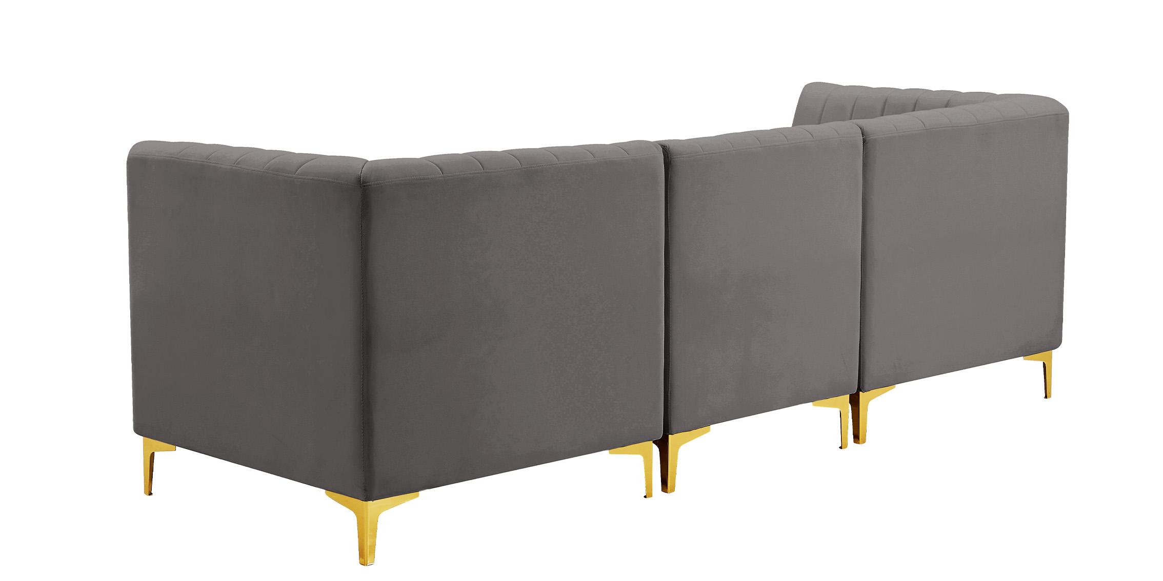 

    
604Grey-S93 Meridian Furniture Modular Sectional Sofa
