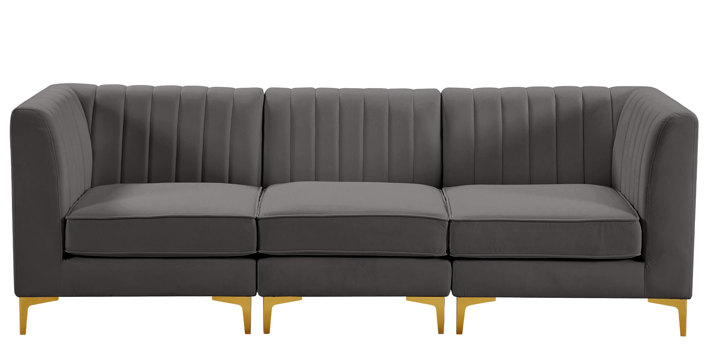

    
Meridian Furniture ALINA 604Grey-S93 Modular Sectional Sofa Gray 604Grey-S93
