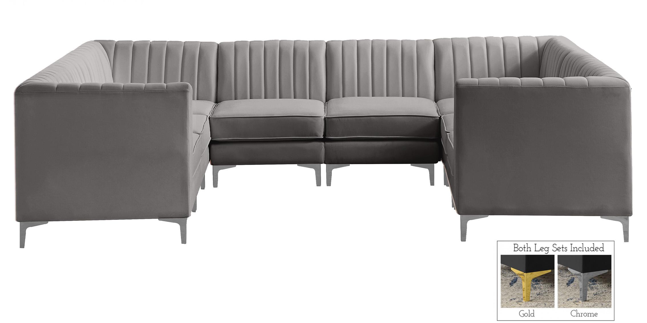 

    
Meridian Furniture ALINA 604Grey-Sec8B Modular Sectional Sofa Gray 604Grey-Sec8B
