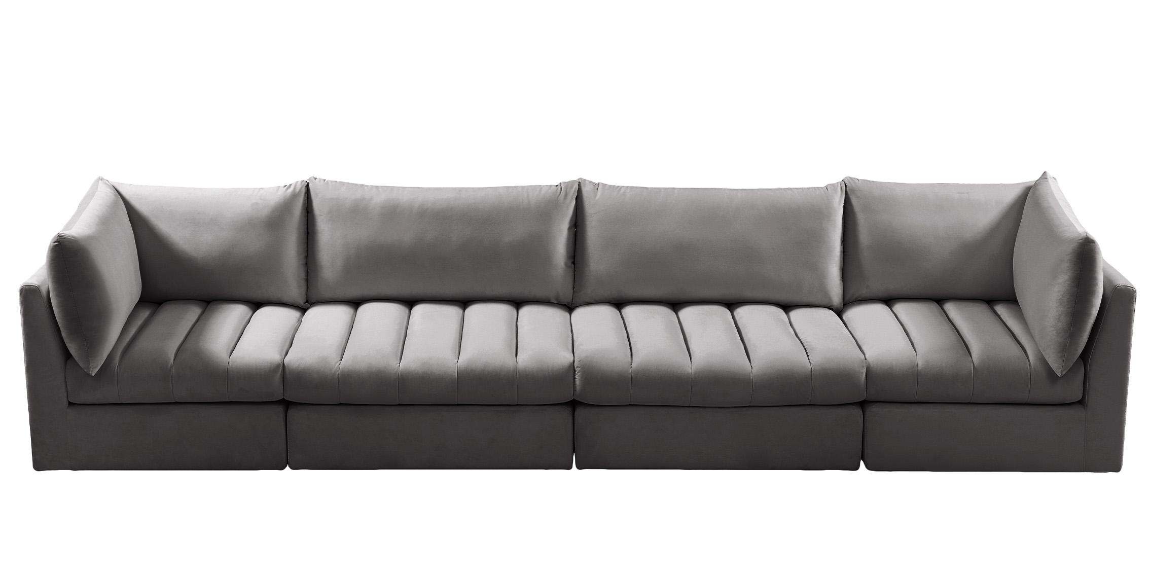

        
Meridian Furniture JACOB 649Grey-S140 Modular Sofa Gray Velvet 94308259574
