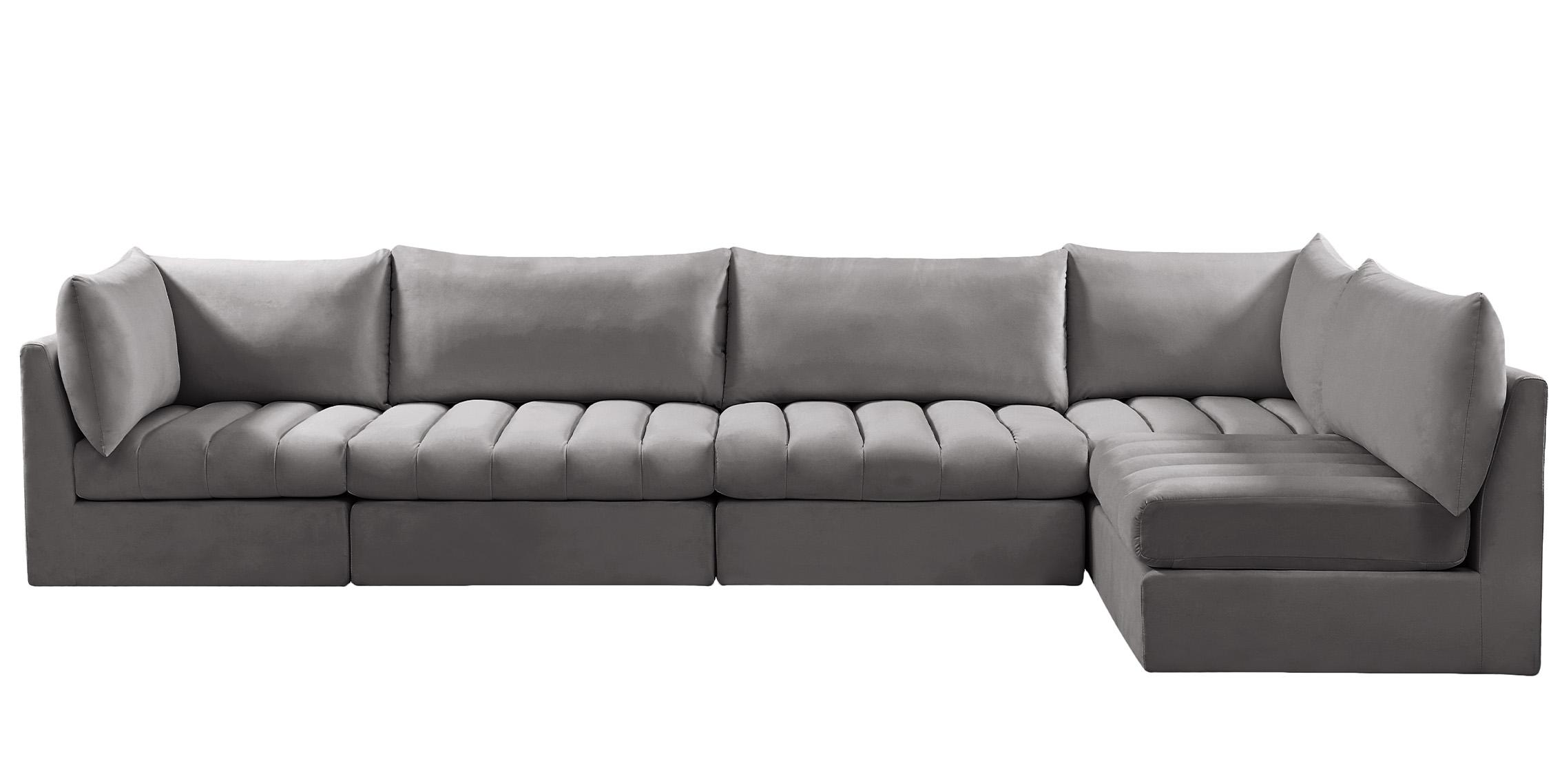 

        
Meridian Furniture JACOB 649Grey-Sec5A Modular Sectional Sofa Gray  94308259598
