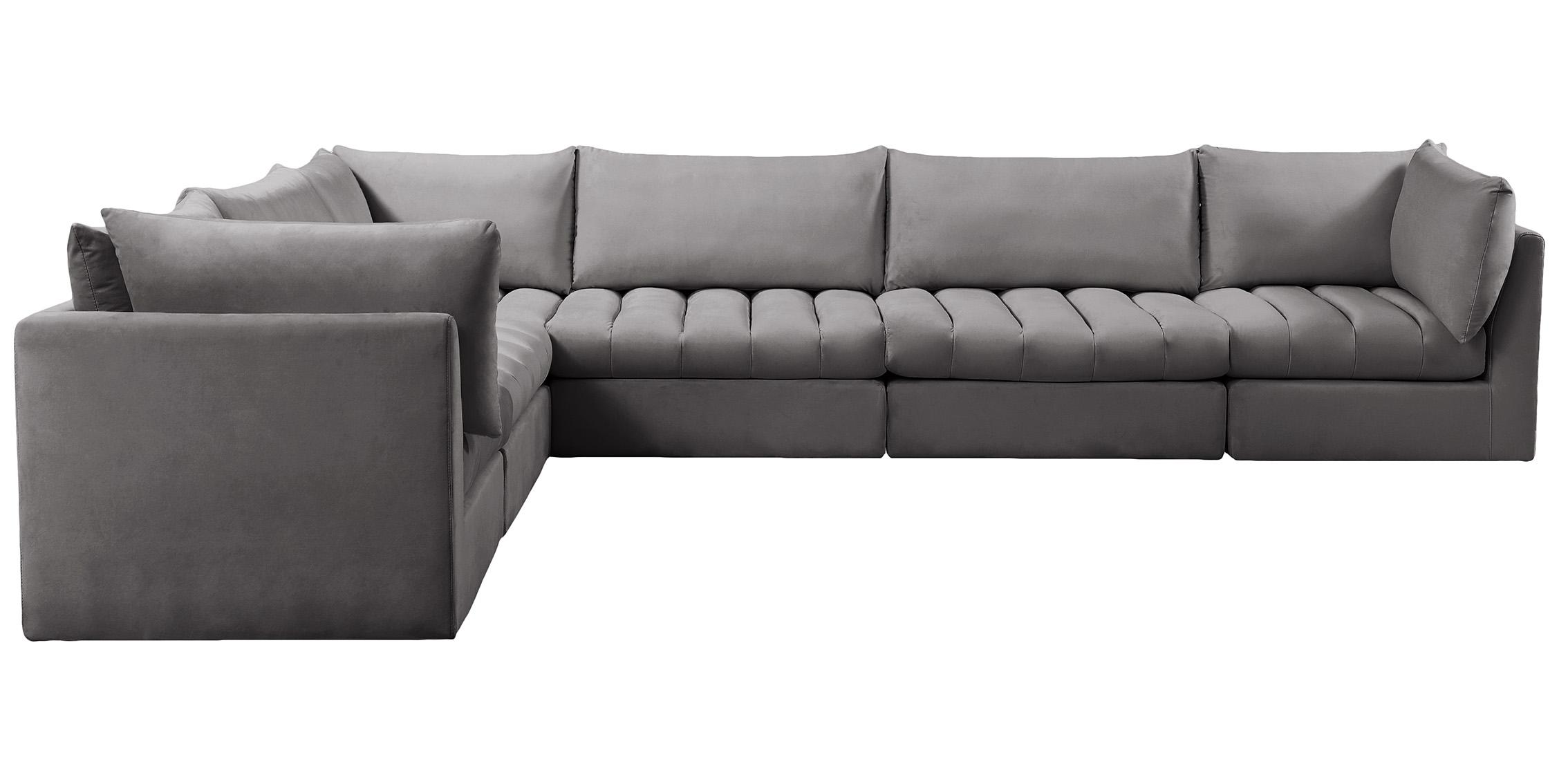 

    
649Grey-Sec6A Meridian Furniture Modular Sectional Sofa
