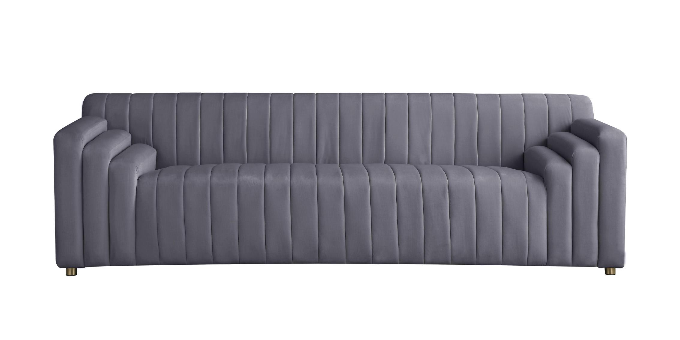 

        
Meridian Furniture NAYA 637Grey-S-Set-2 Sofa Set Gray Velvet 753359806785
