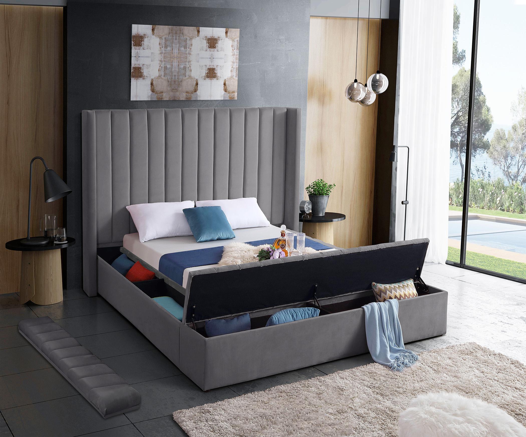 

    
KikiGrey-F Meridian Furniture Storage Bed
