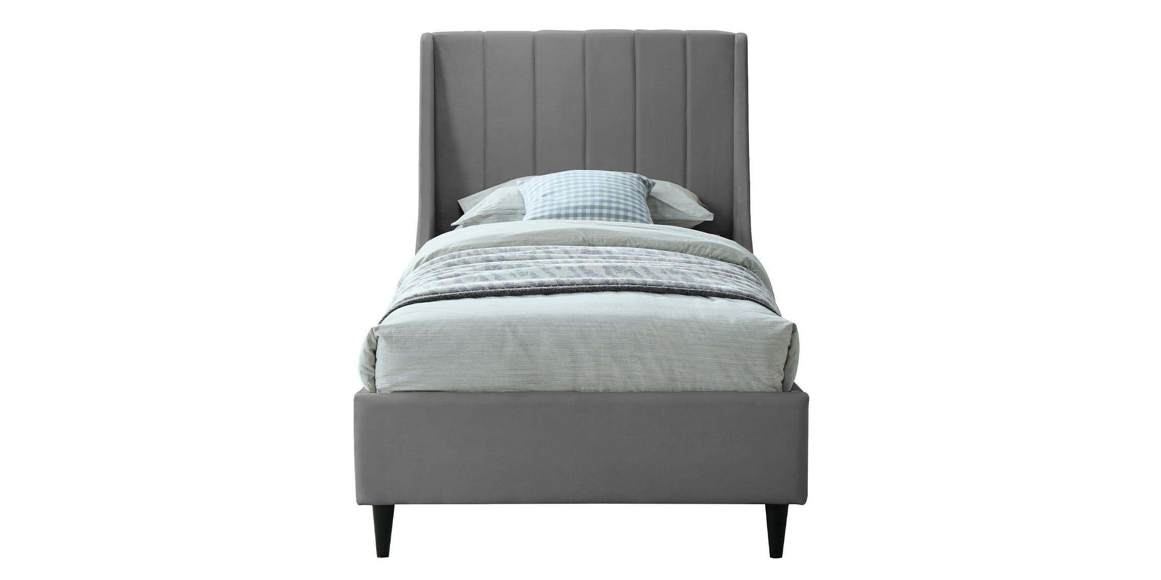 

        
Meridian Furniture EVA EvaGrey-T Platform Bed Gray Velvet 753359808864
