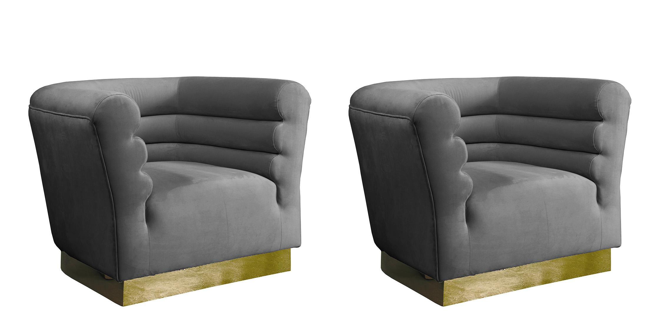 

    
Meridian Furniture BELLINI 669Grey Arm Chair Set Gray 669Grey--Set-2
