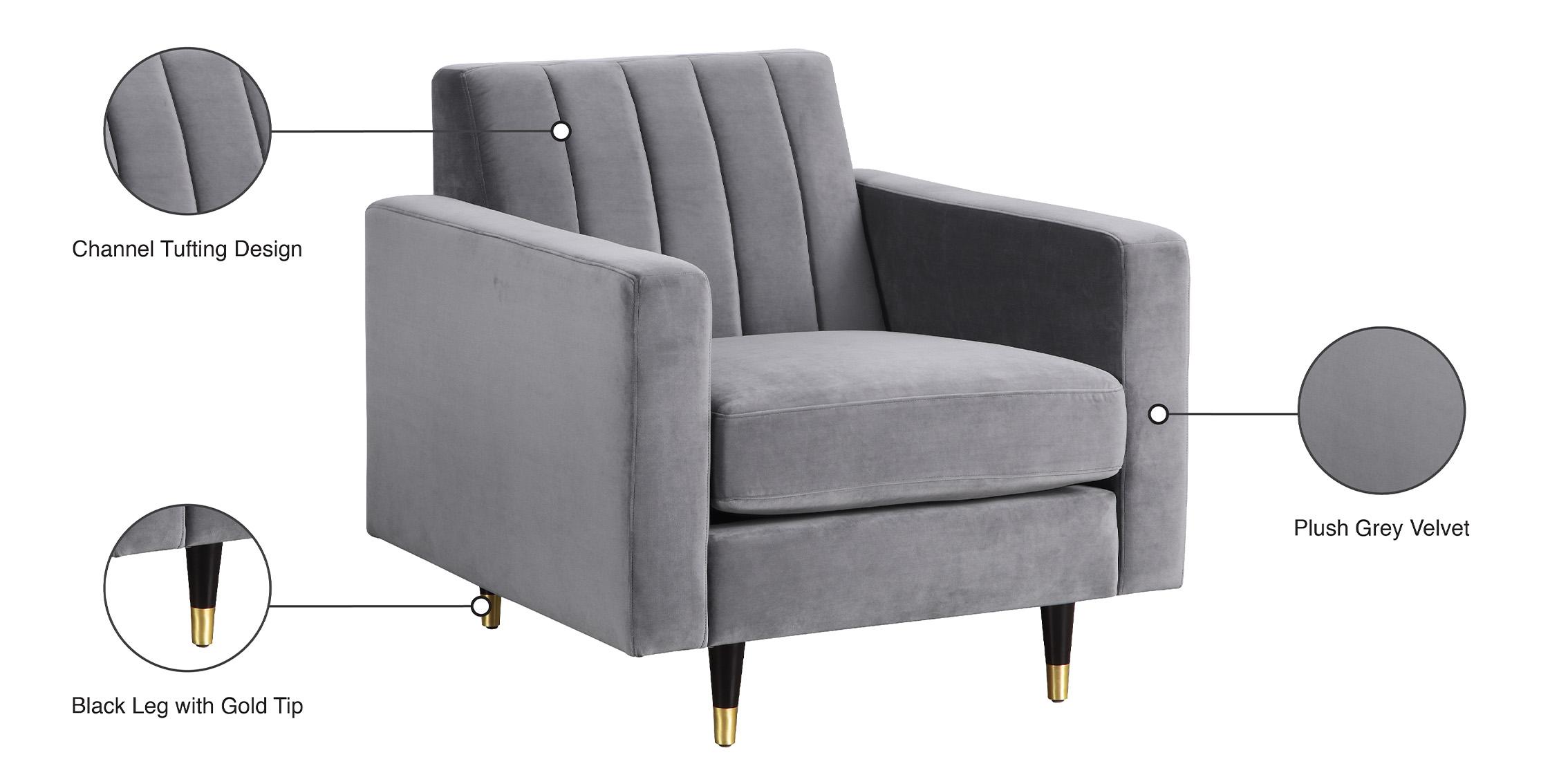 

    
619Grey-C-Set-2 Meridian Furniture Arm Chair Set
