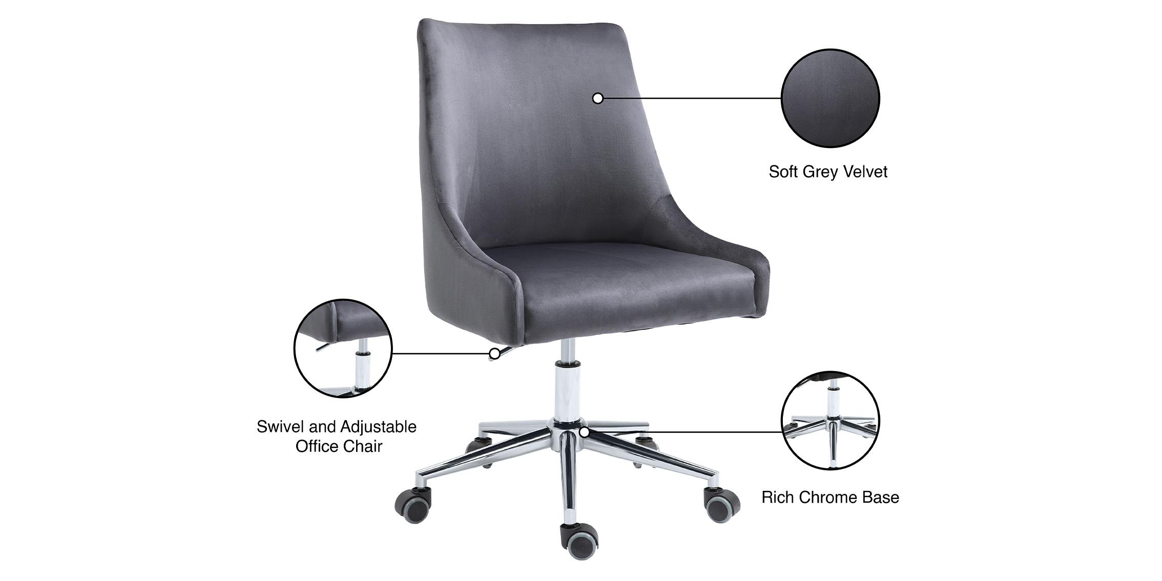 

    
164Grey Meridian Furniture Office Chair
