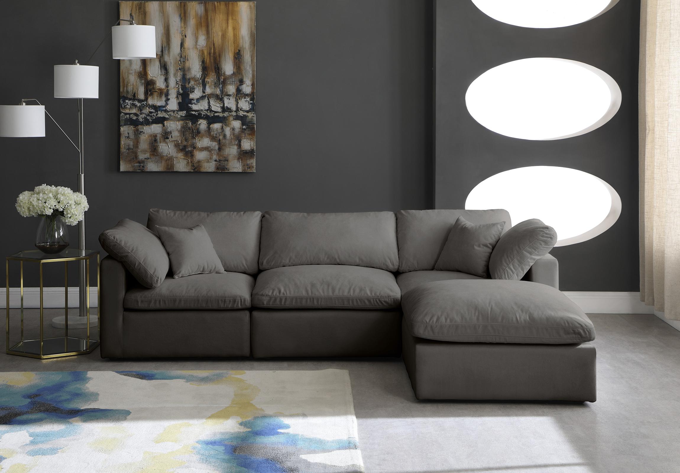 

                    
Soflex Cloud GREY Sectional Sofa Gray Fabric Purchase 
