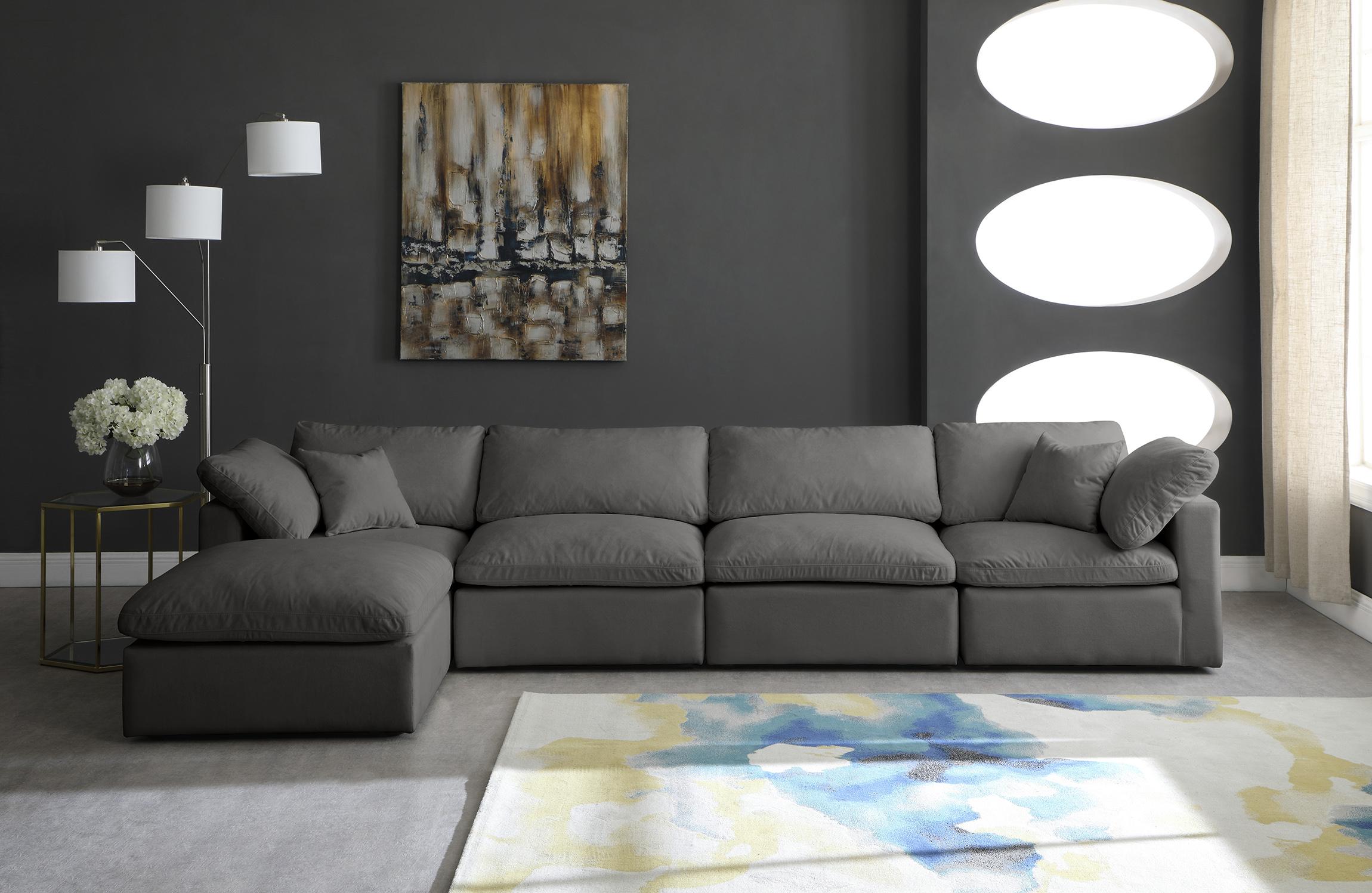 

    
GREY Sec-Cloud Soflex Modular Sectional Sofa
