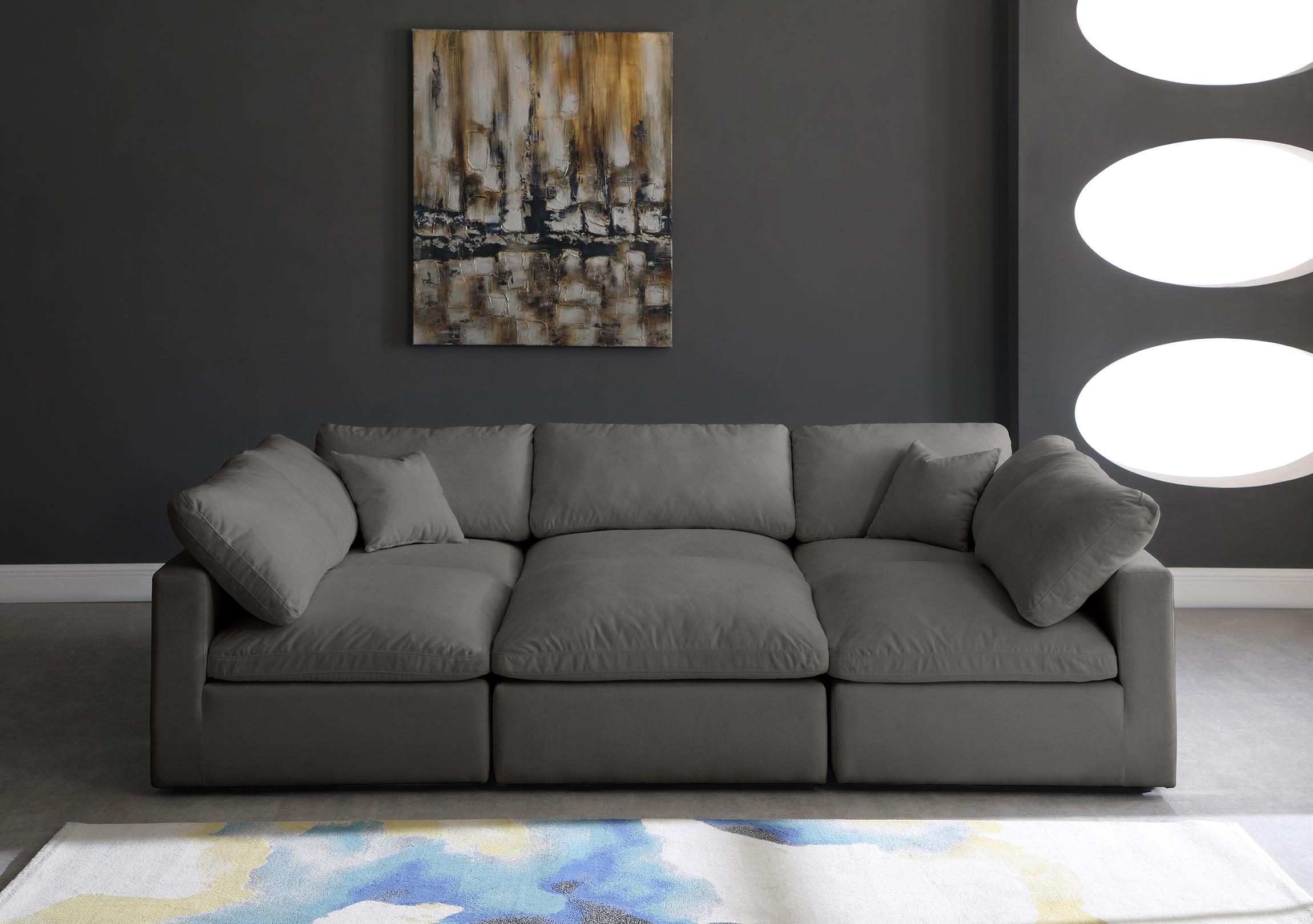 

                    
Soflex Cloud GREY Modular Sectional Sofa Gray Fabric Purchase 
