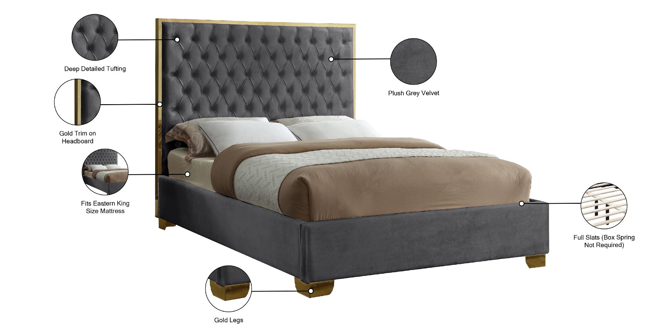 

    
Meridian Furniture LanaGrey-Q Platform Bed Gray LanaGrey-Q
