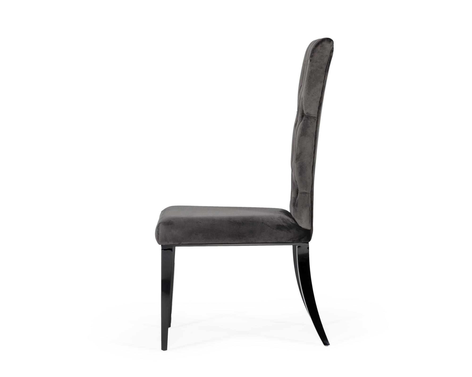 

                    
VIG Furniture Darley Dining Chair Set Gray/Black Velvet Purchase 
