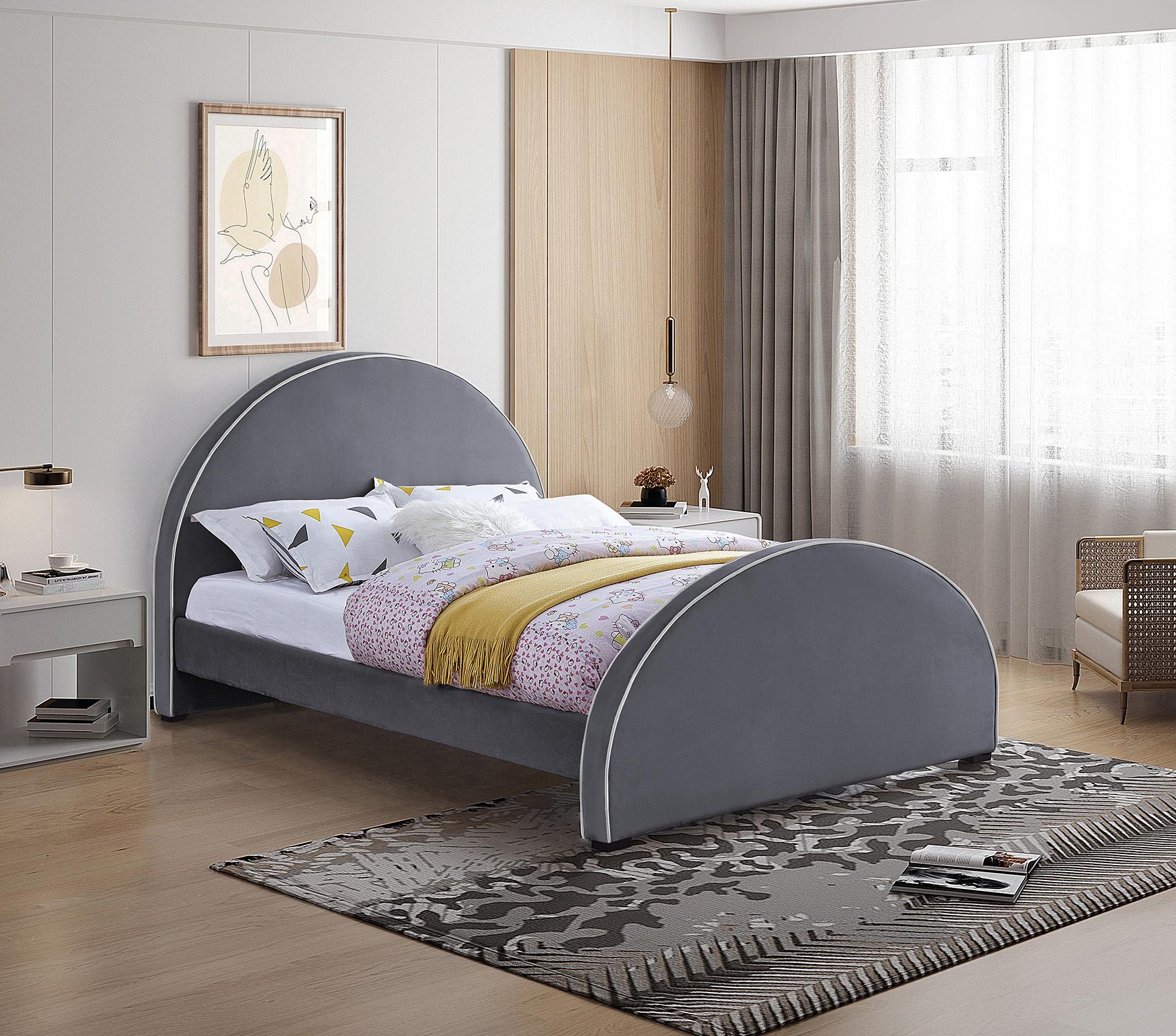 

    
Grey Velvet Full Bed BRODY BrodyGrey-F Meridian Contemporary Modern
