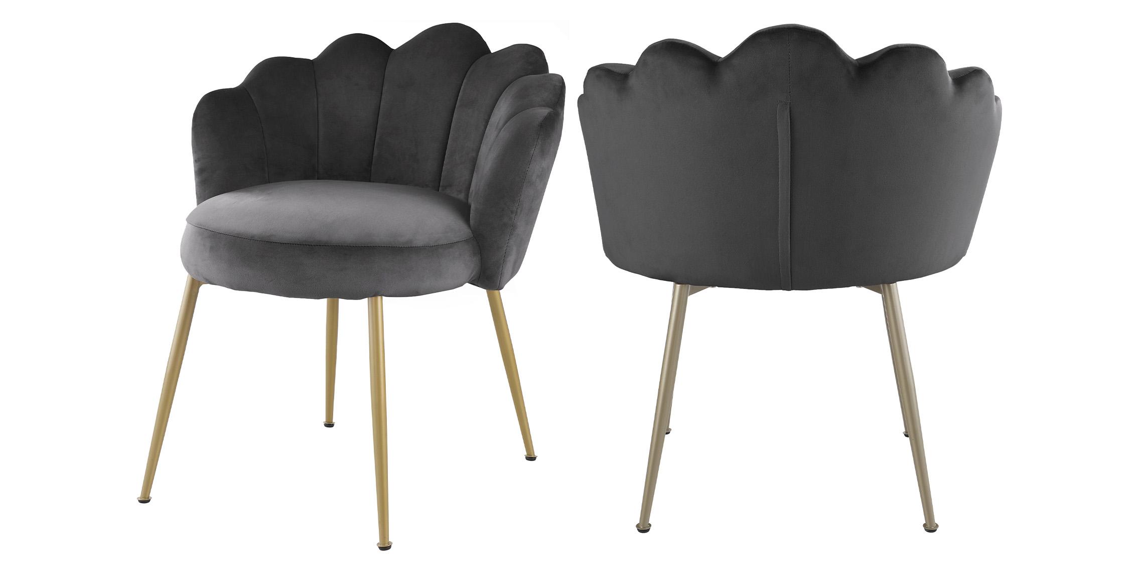 

        
Meridian Furniture CLAIRE 748Grey-C Arm Chair Set Gray Velvet 647899953699

