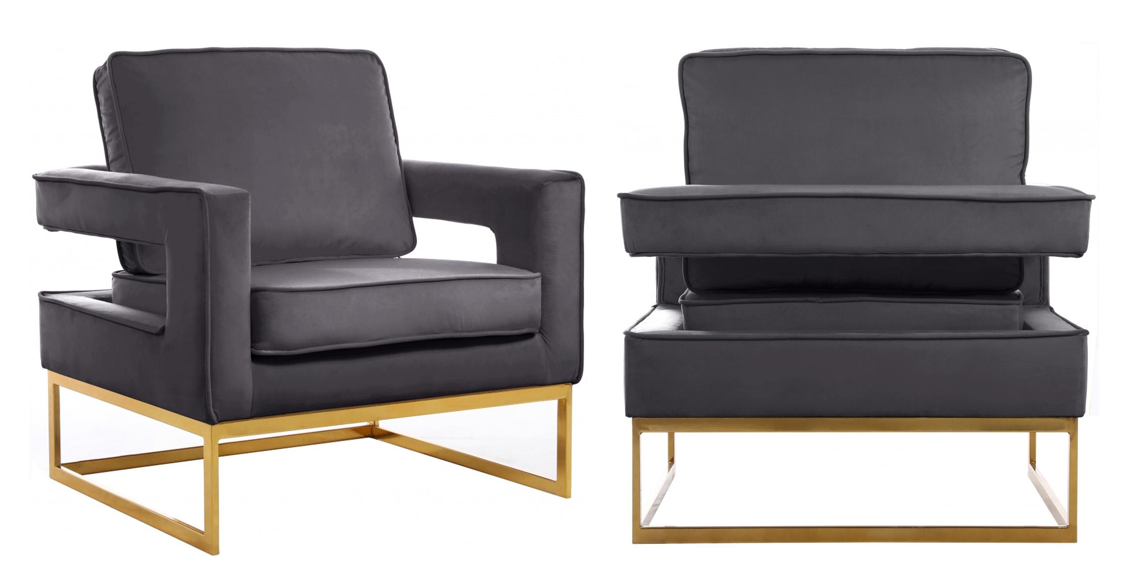 Meridian Furniture Noah 511Grey-Set Accent Chair Set