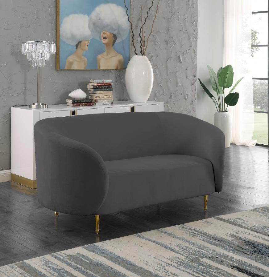 

    
611Grey-Set-2 Meridian Furniture Sofa and Loveseat Set
