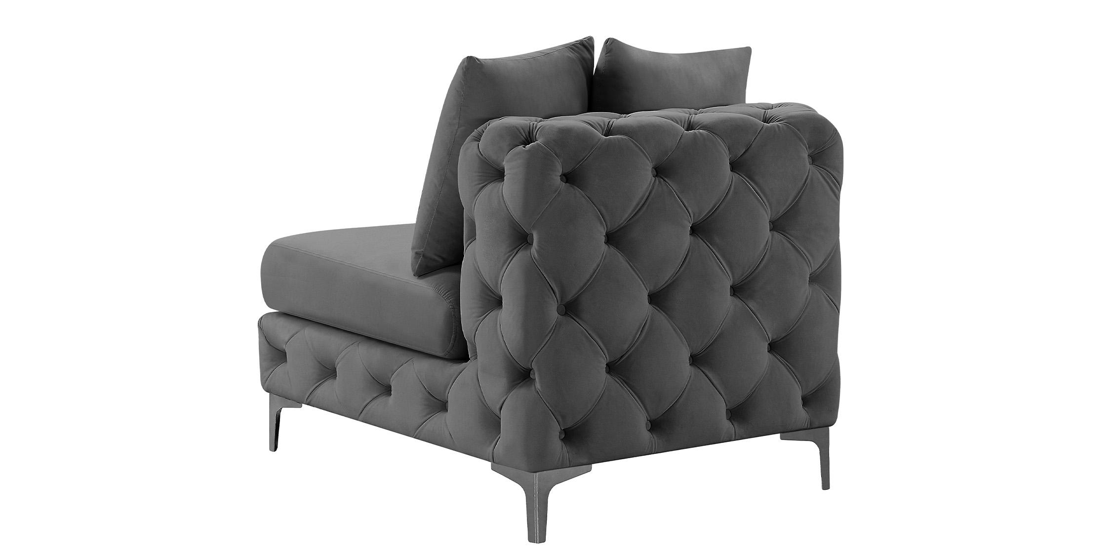 

        
Meridian Furniture TREMBLAY 686Grey-Armless Modular Armless Chair Gray Velvet 94308266022
