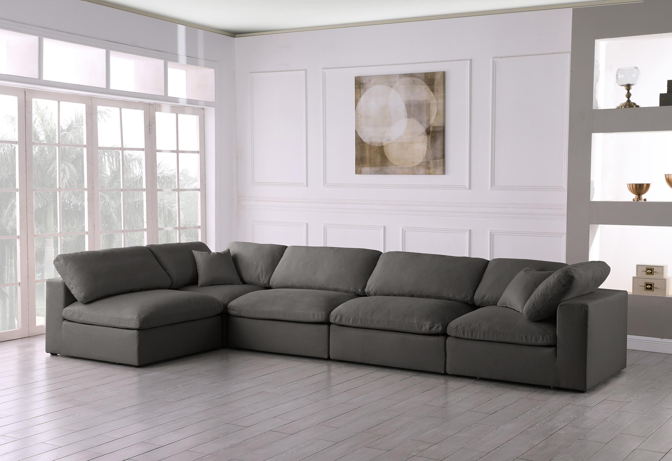 

    
Meridian Furniture 602Grey-Sec5D Sectional Sofa Gray 602Grey-Sec5D
