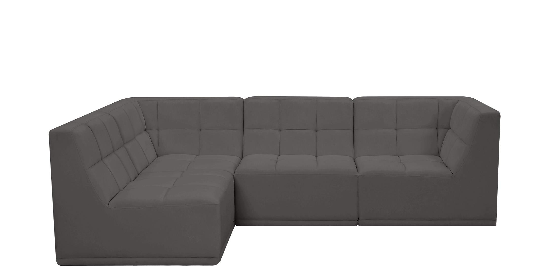

    
650Grey-Sec4A Meridian Furniture Modular Sectional
